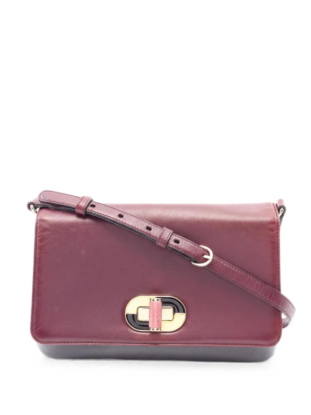 Bvlgari 2000s leather shoulder bag