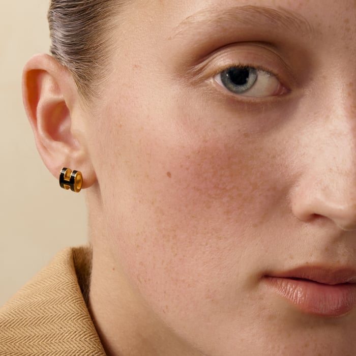 Noir Mini Pop H Earrings