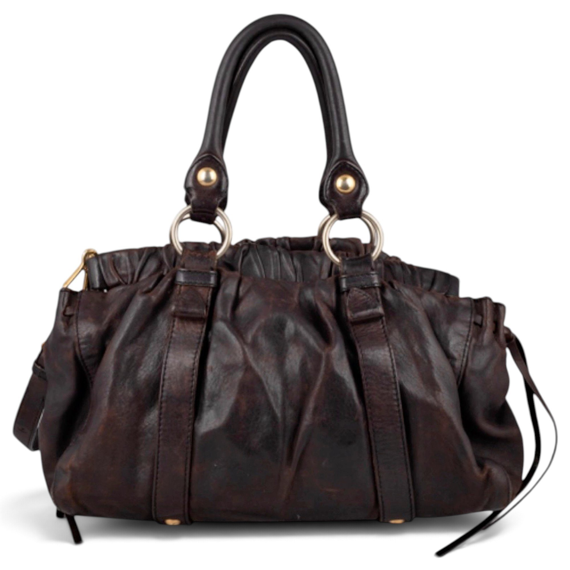 Leather handbag