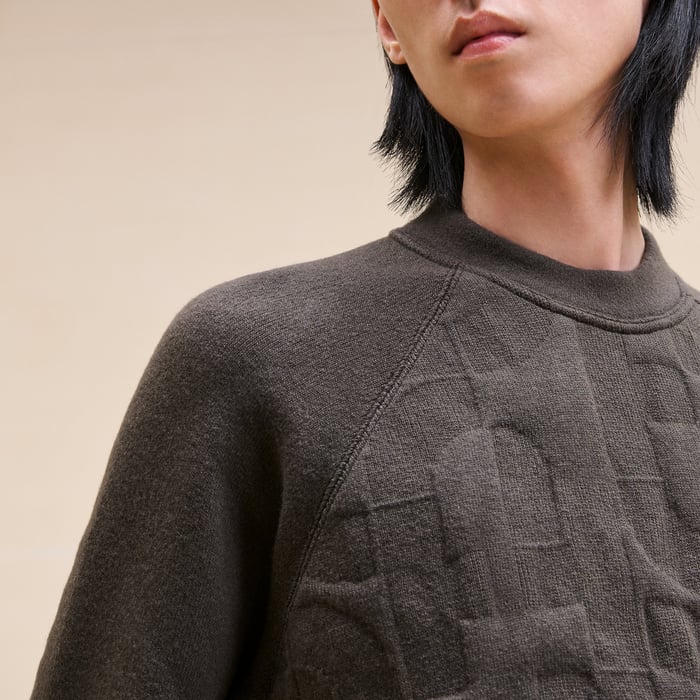 Basalte "Maillon Puzzle 3d" Crewneck Sweater