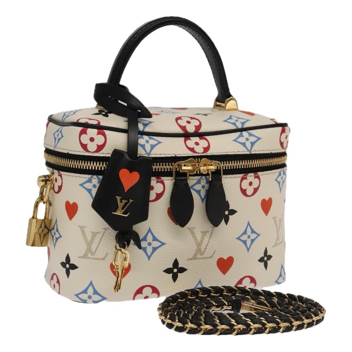 Vanity leather handbag