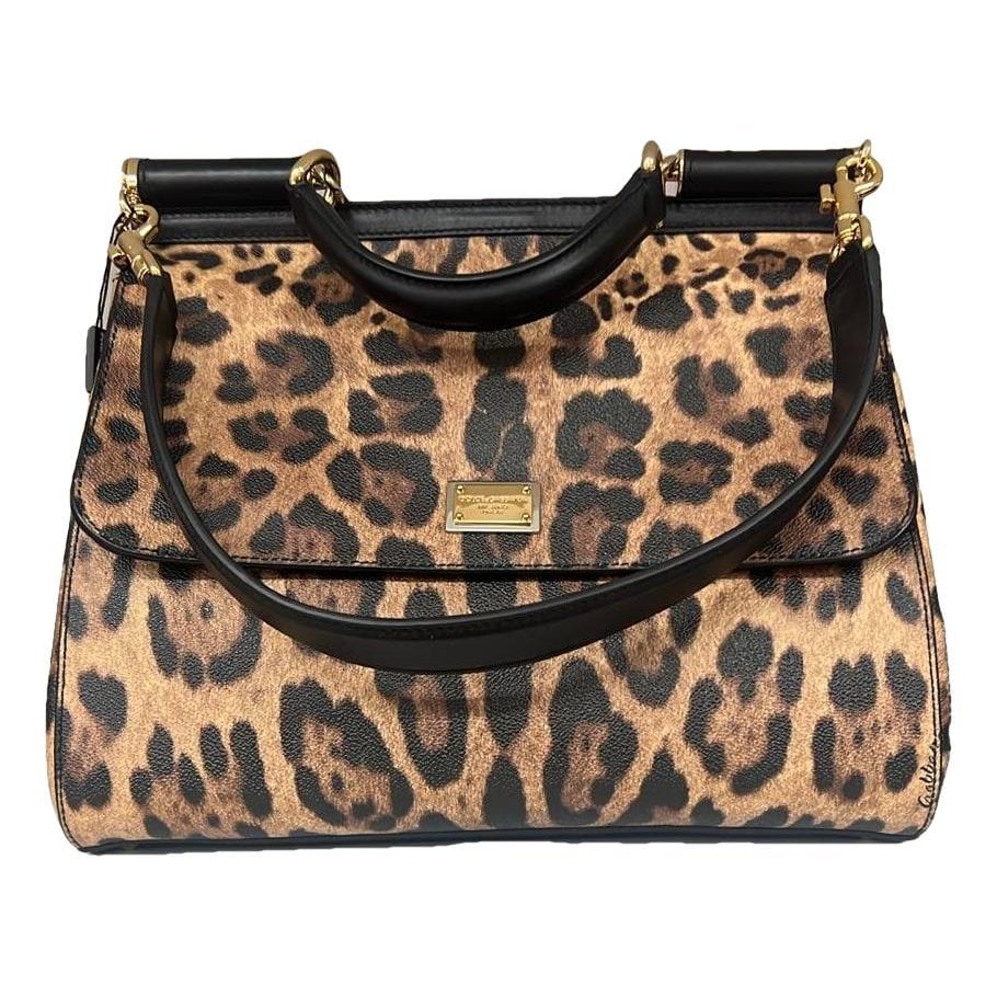 Dolce & Gabbana Sicily leather handbag