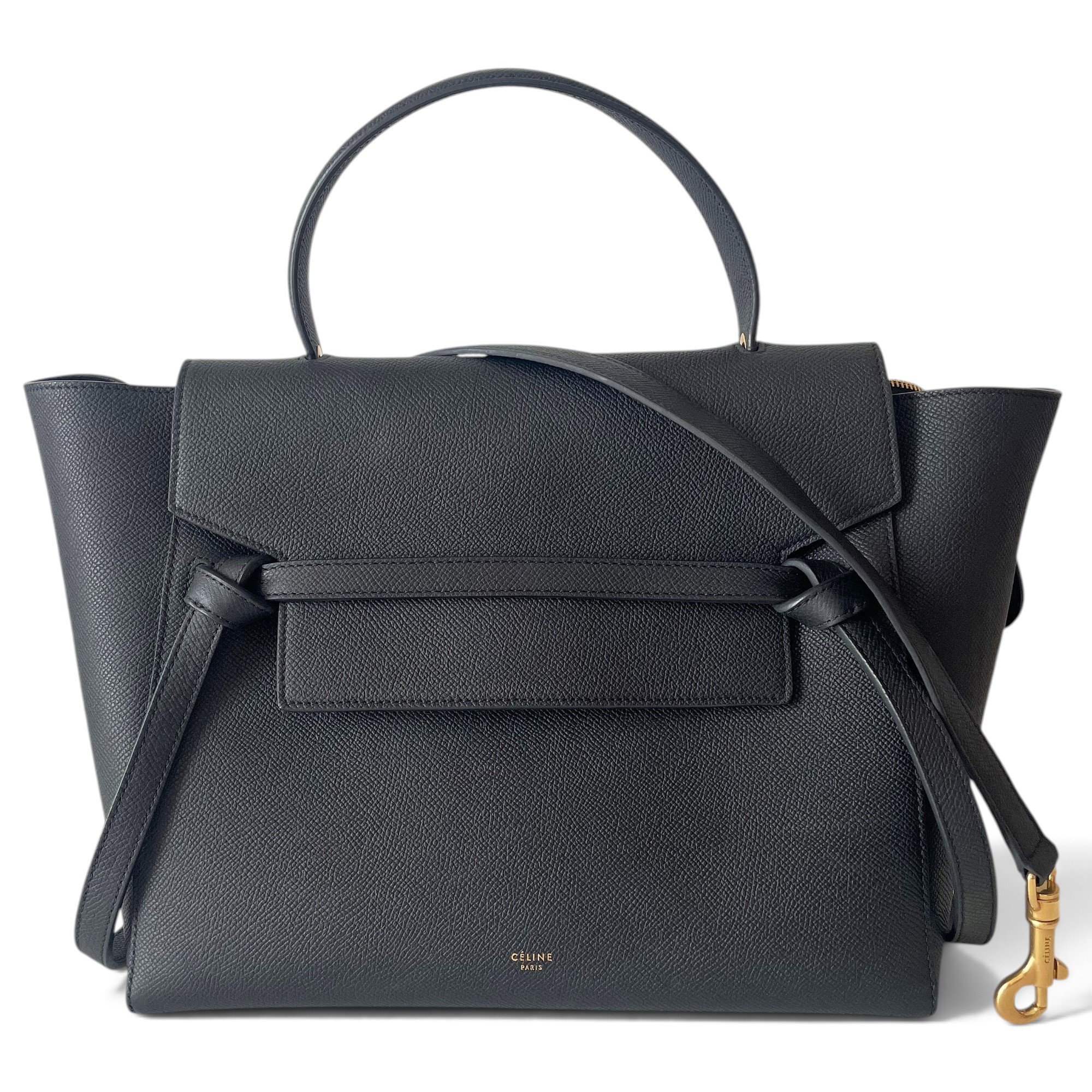 Belt leather handbag