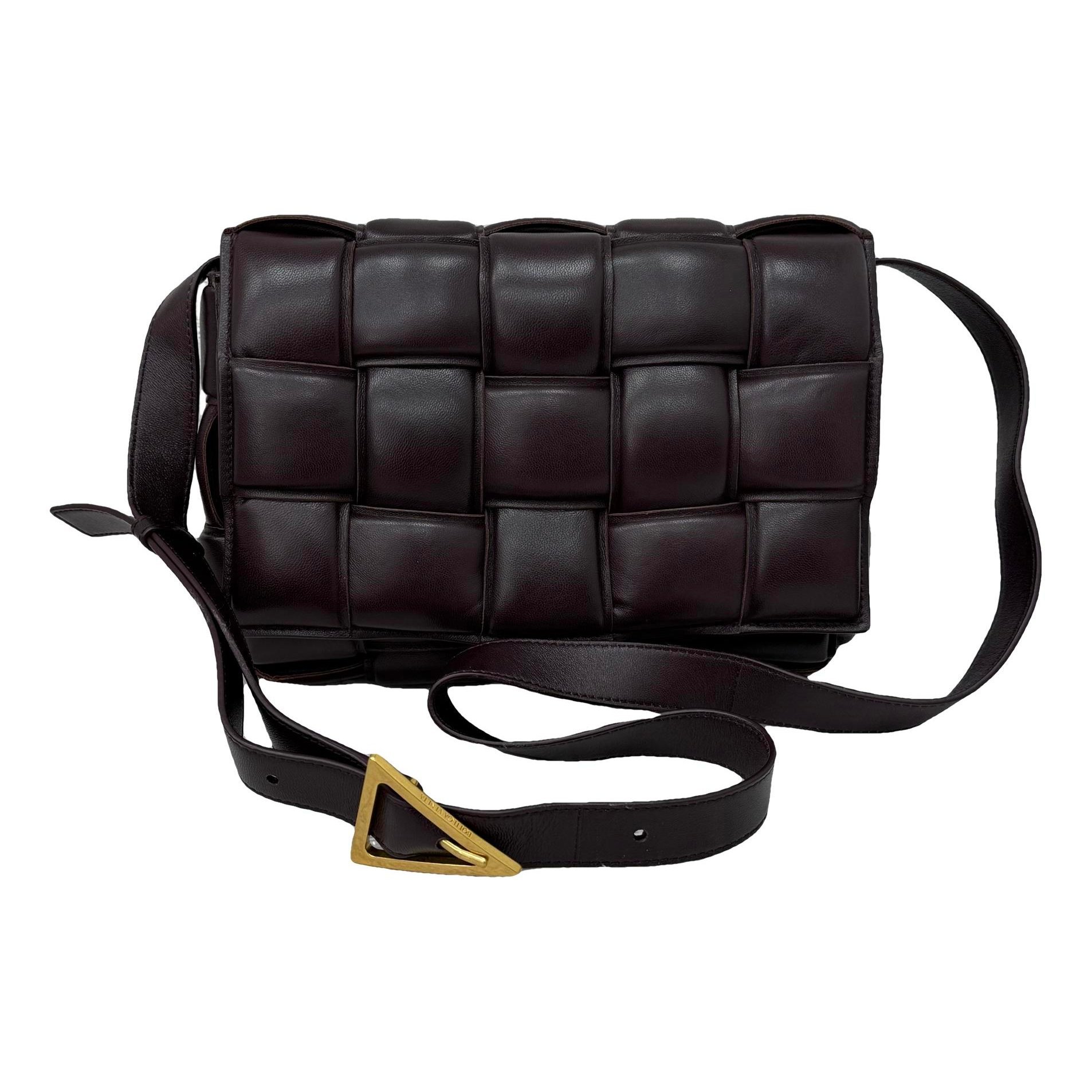 Cassette Padded leather handbag