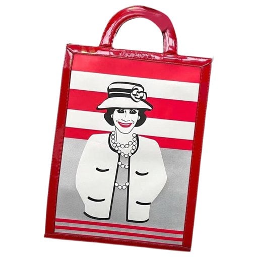 Mademoiselle leather tote