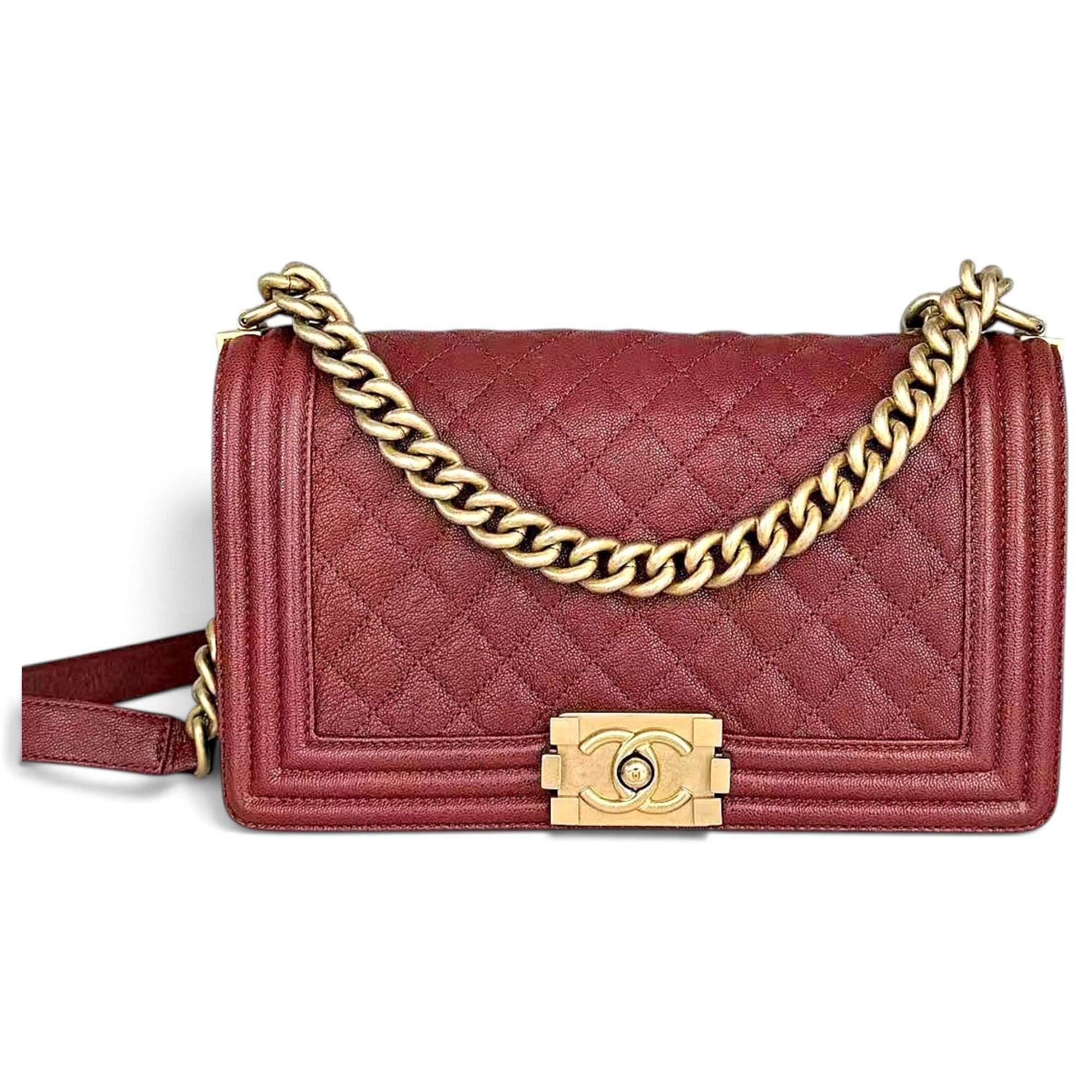 Boy leather crossbody bag