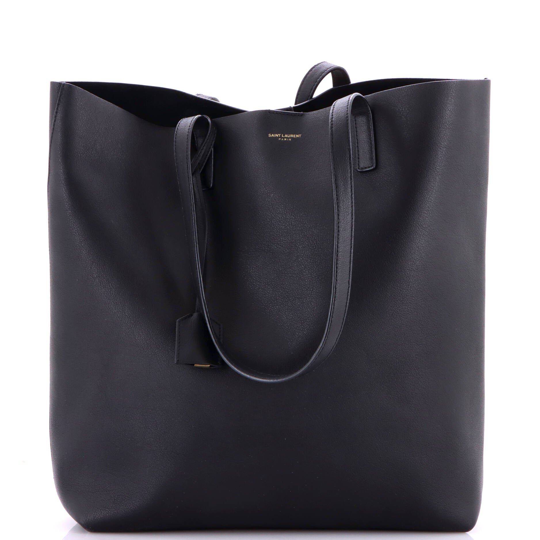 Shopper Tote Leather Tall