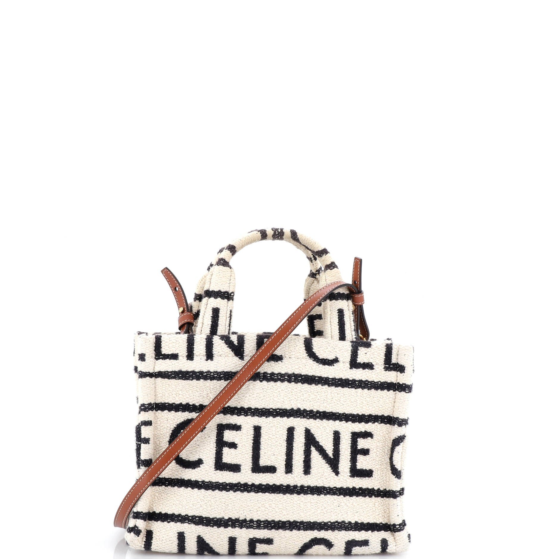 Cabas Thais Tote Logo All Over Textile Small