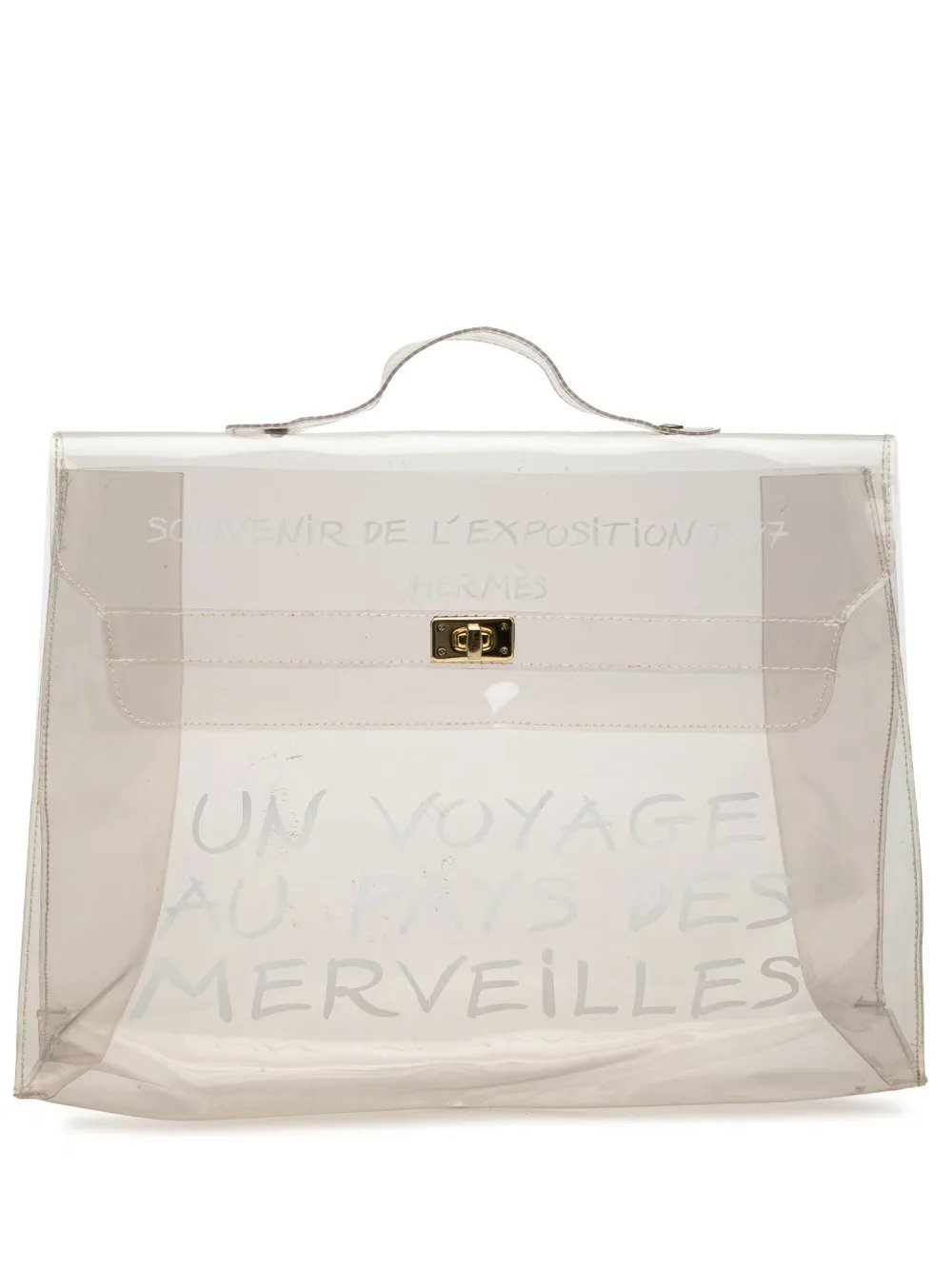 1997 Vinyl Souvenir De L Exposition Kelly handbag