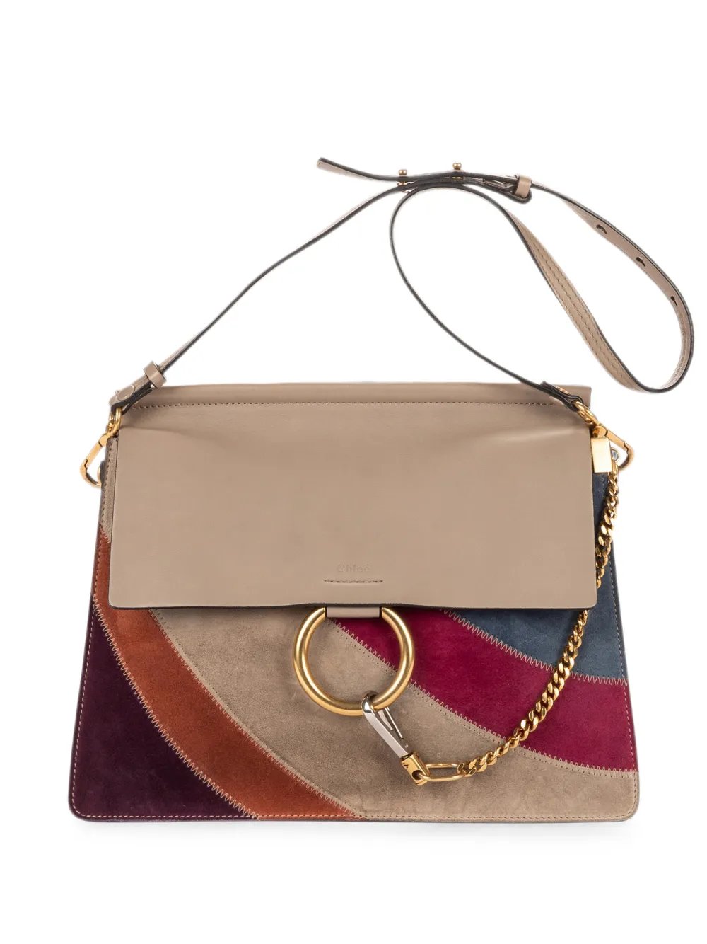 medium Faye patchwork shoulder bag