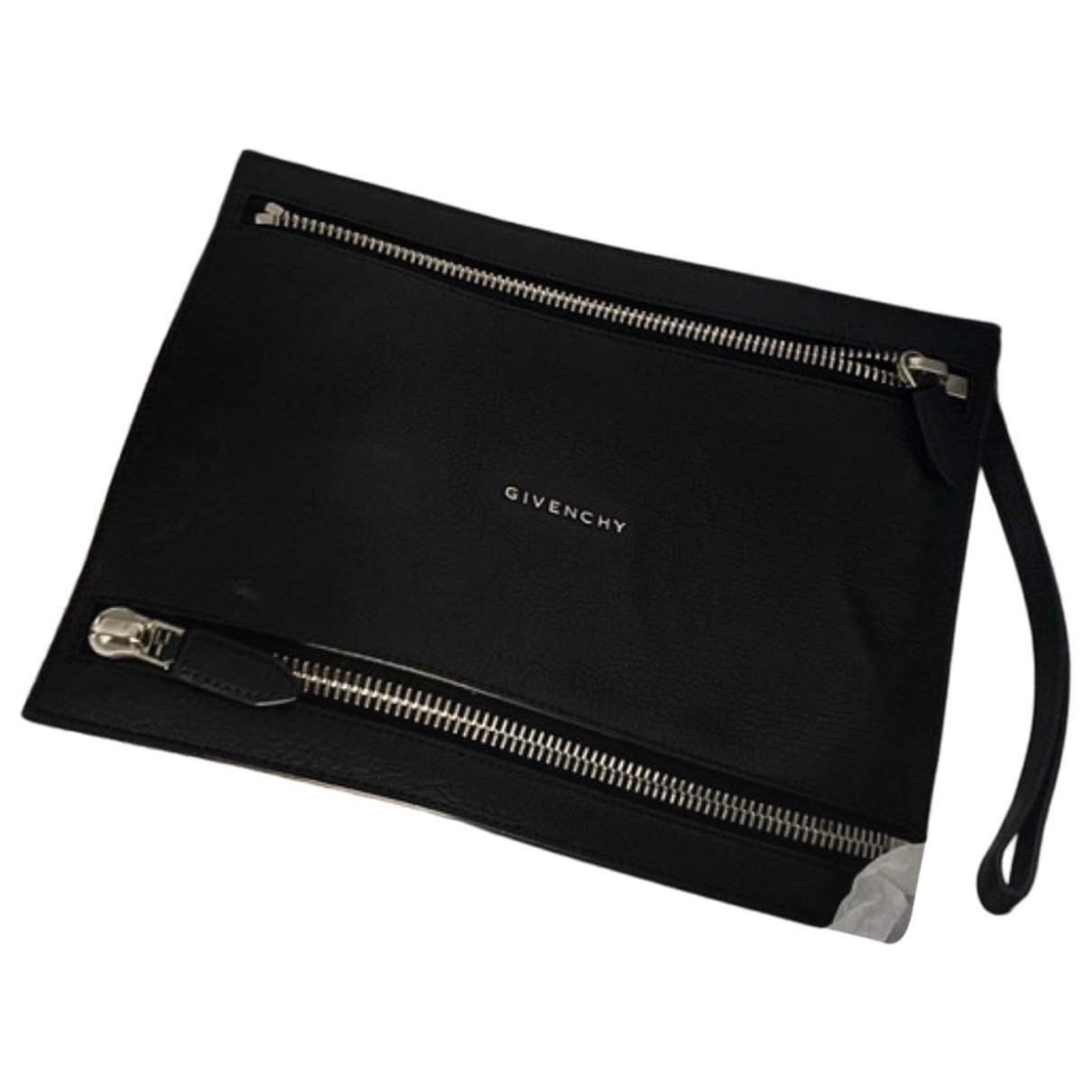 Pandora leather clutch bag