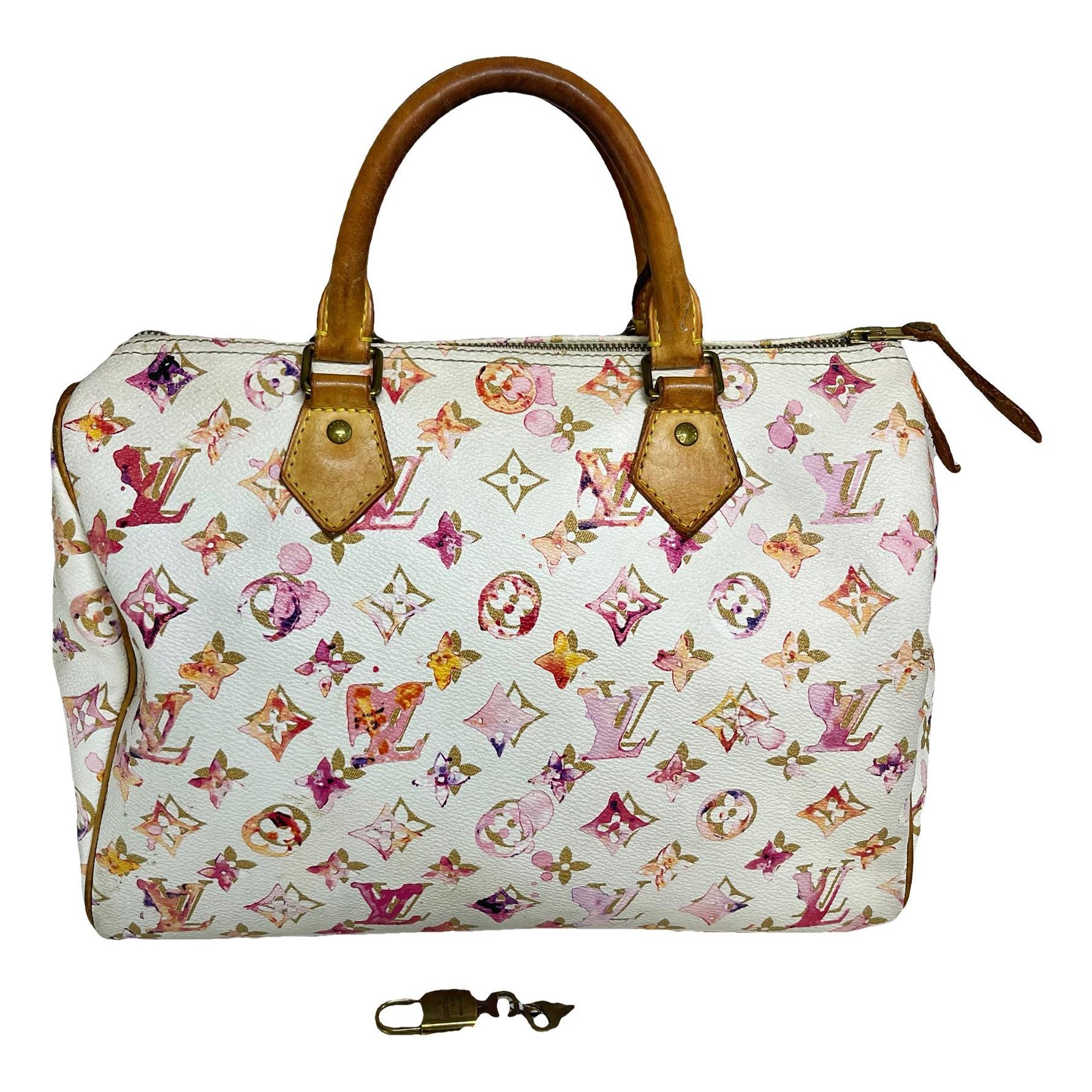 Speedy leather handbag