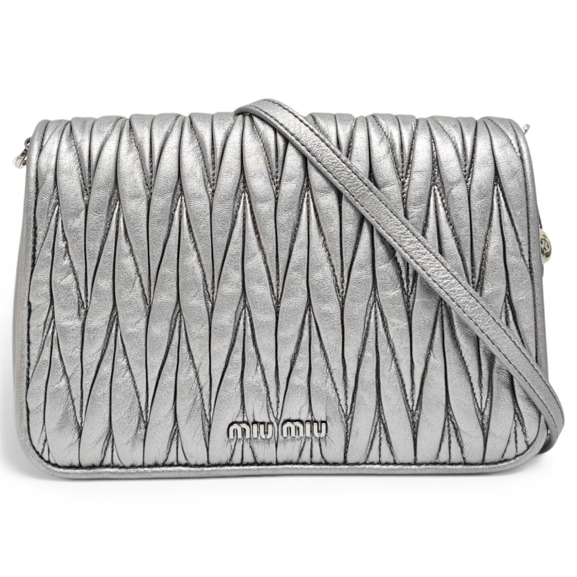 Miu Miu Matelassé leather handbag
