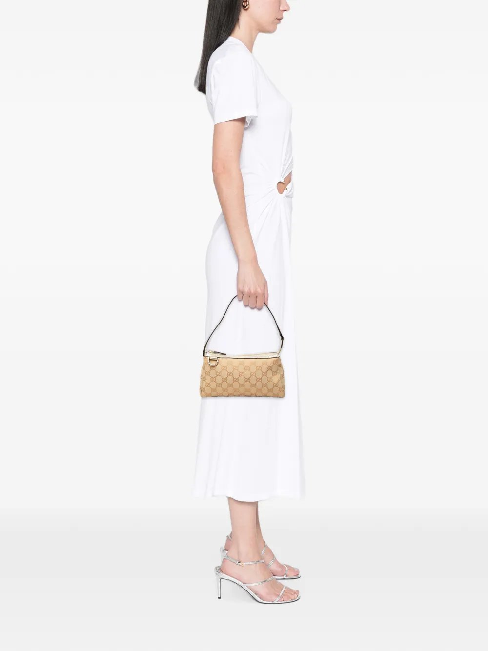 2000-2015 GG Canvas Abbey D Ring Pochette handbag