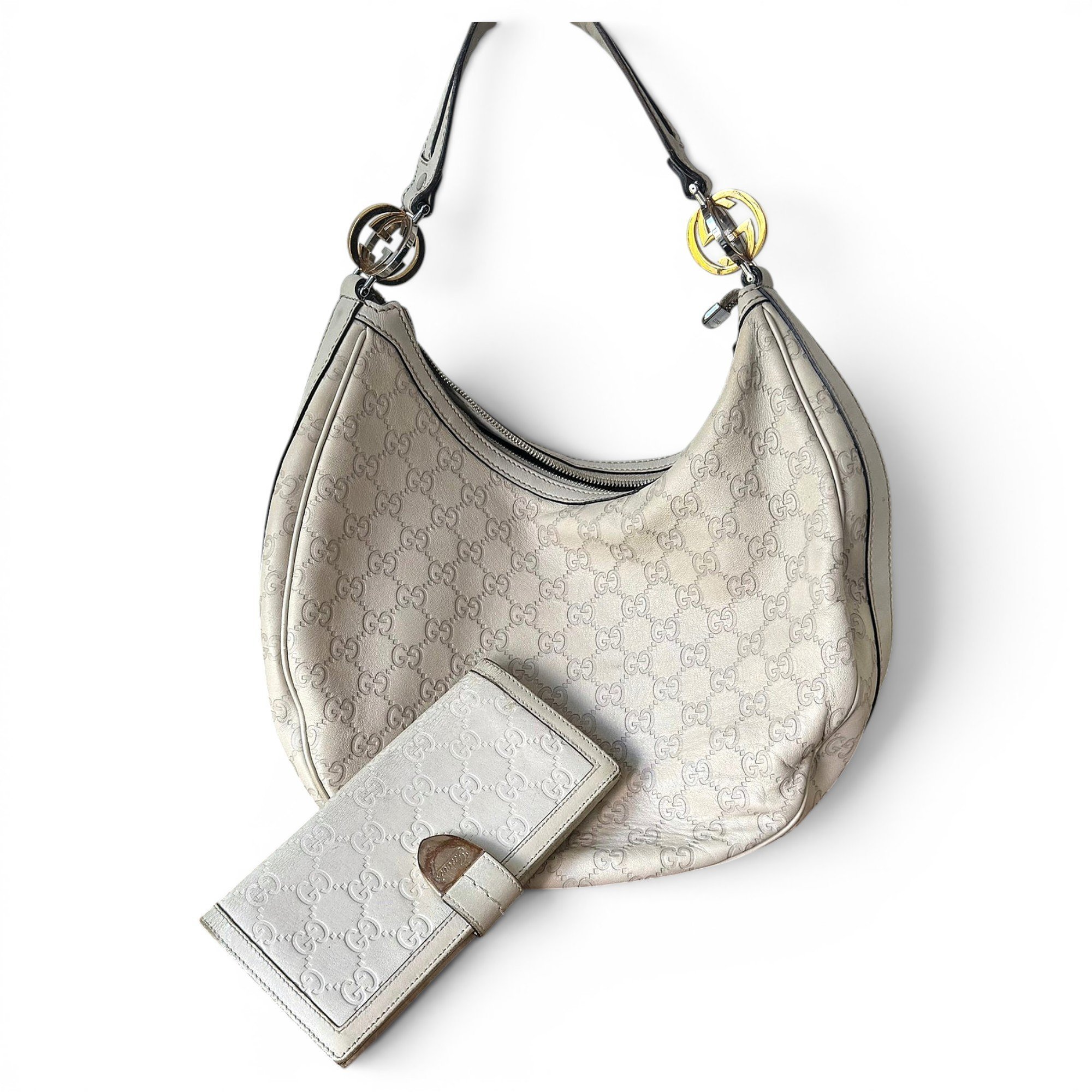 Hobo leather handbag