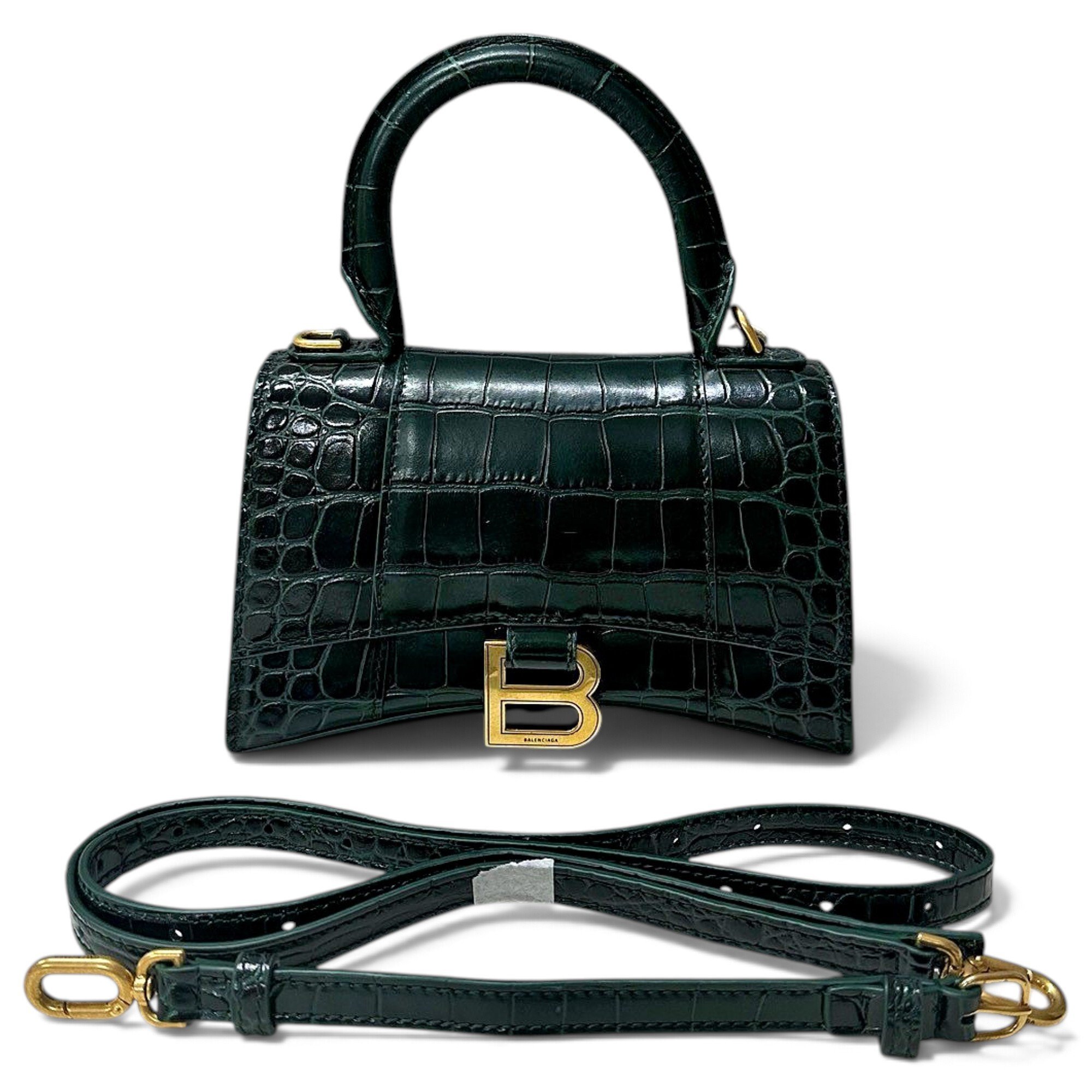 Balenciaga Hourglass leather handbag