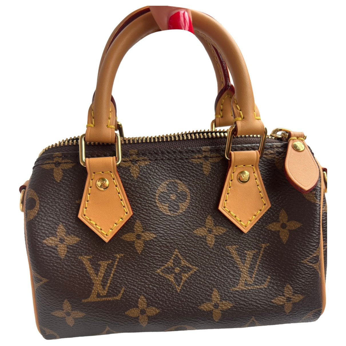 Nano Speedy / Mini HL leather handbag