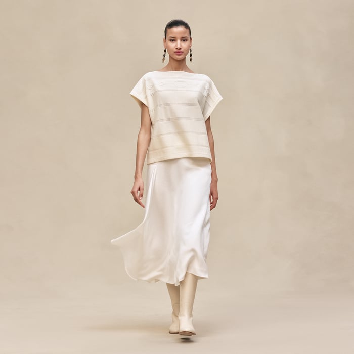 Blanc Naturel Sleeveless Sweater