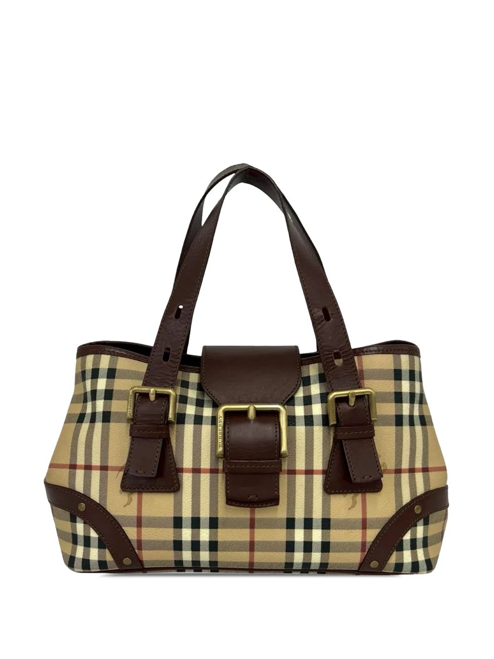 20th Century Haymarket Check Coated Canvas handbag