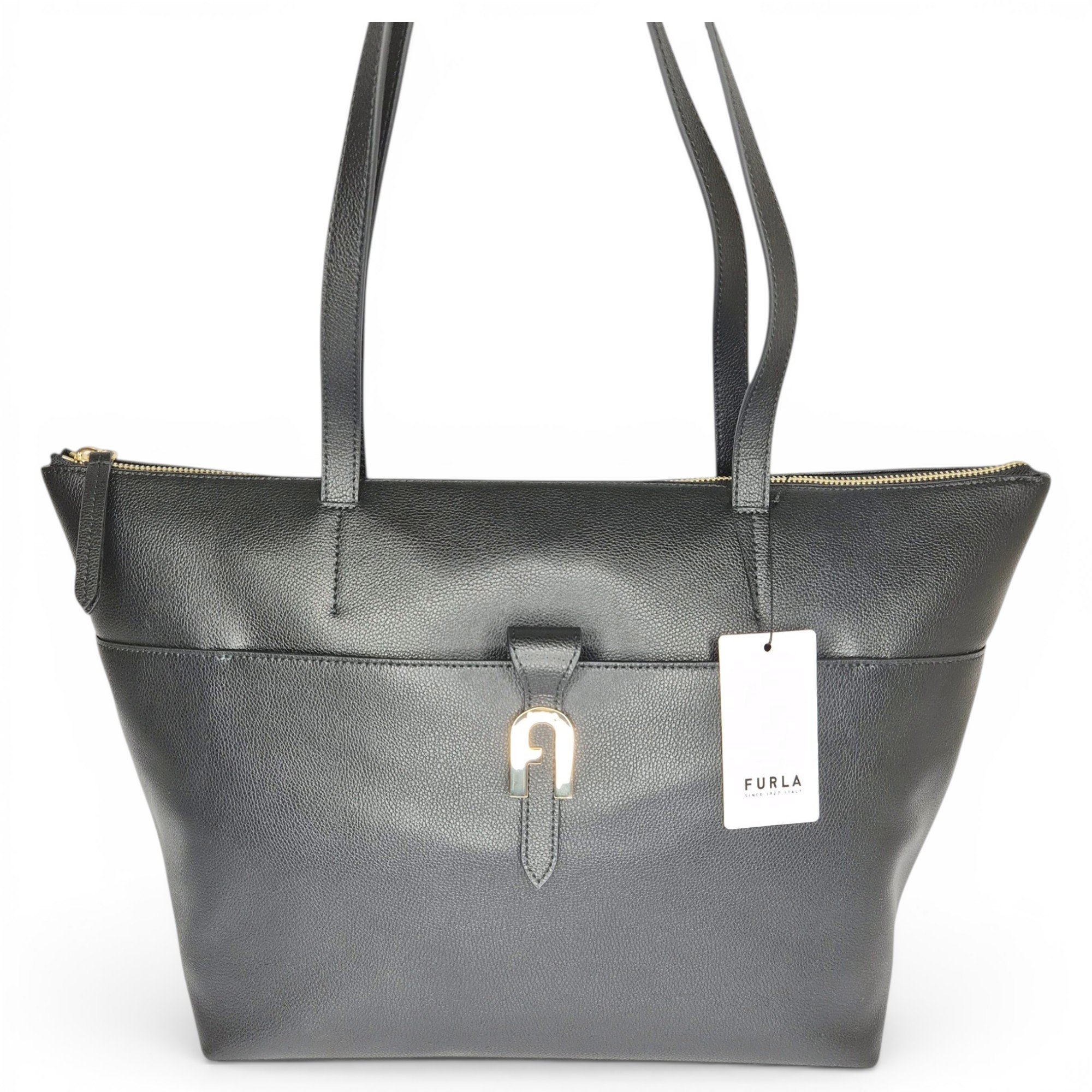 Leather tote