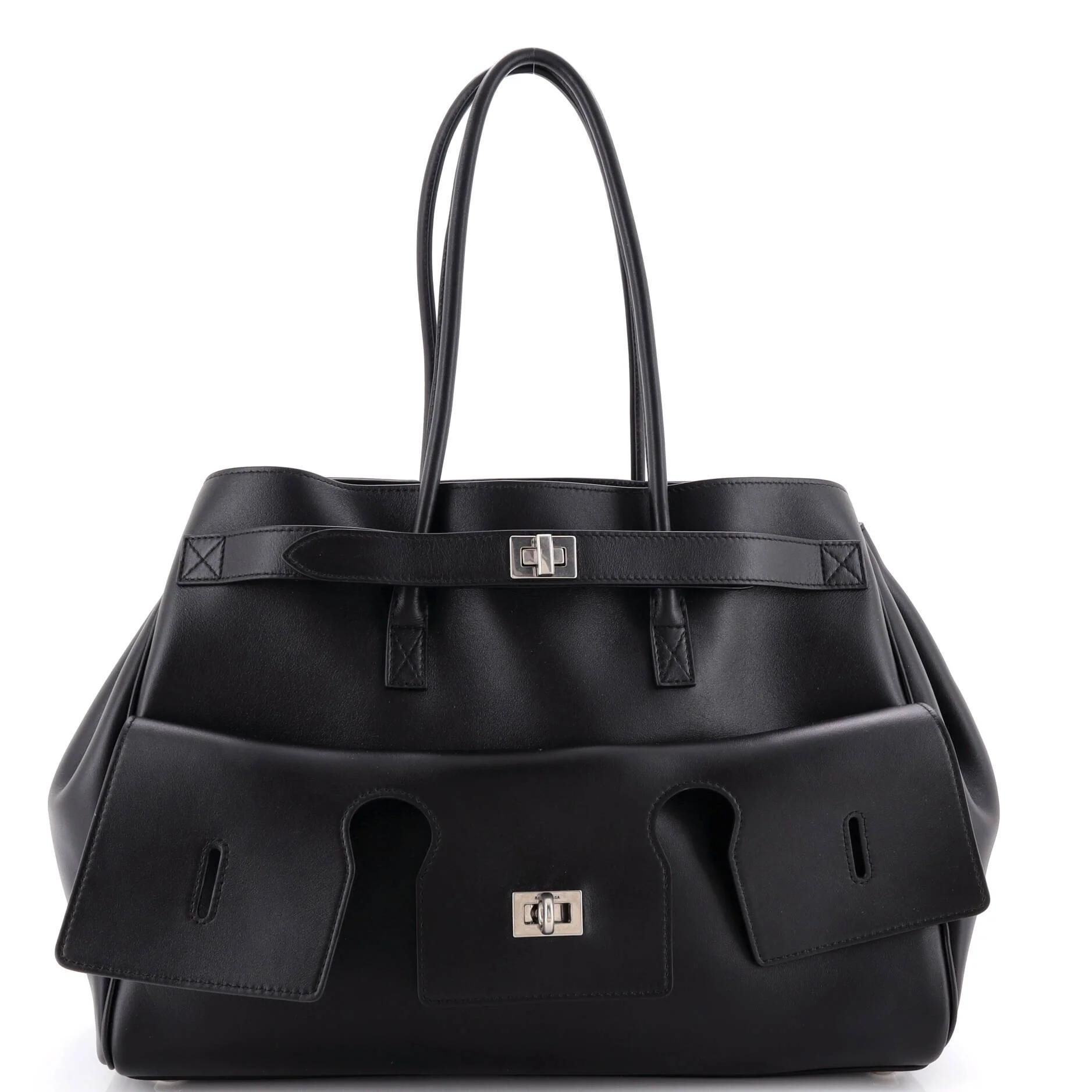 Leather tote