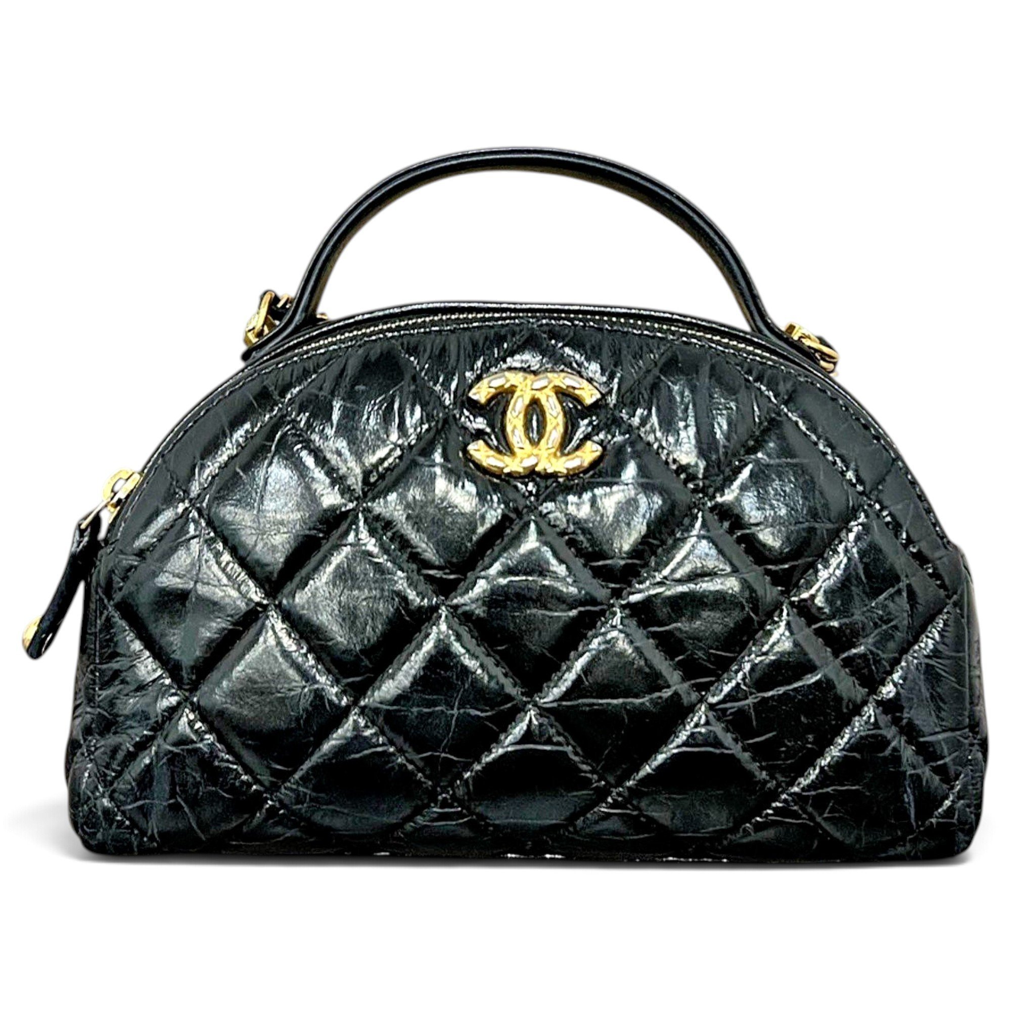 Bowling Bag leather handbag