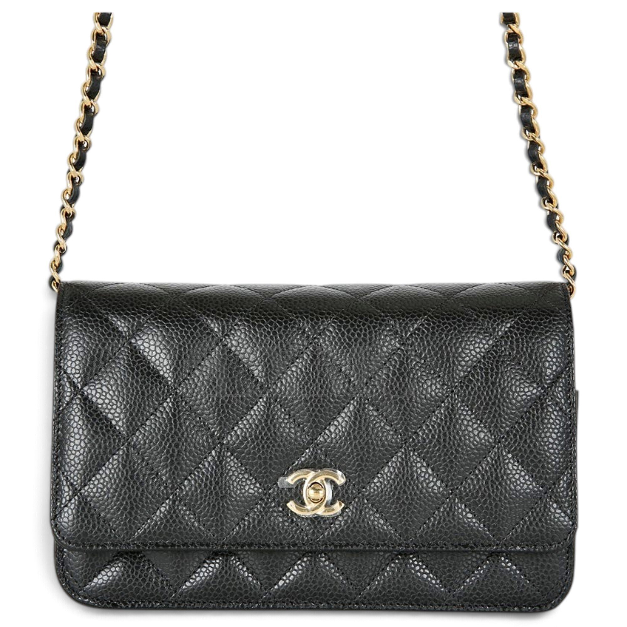 Wallet On Chain Timeless/Classique leather crossbody bag