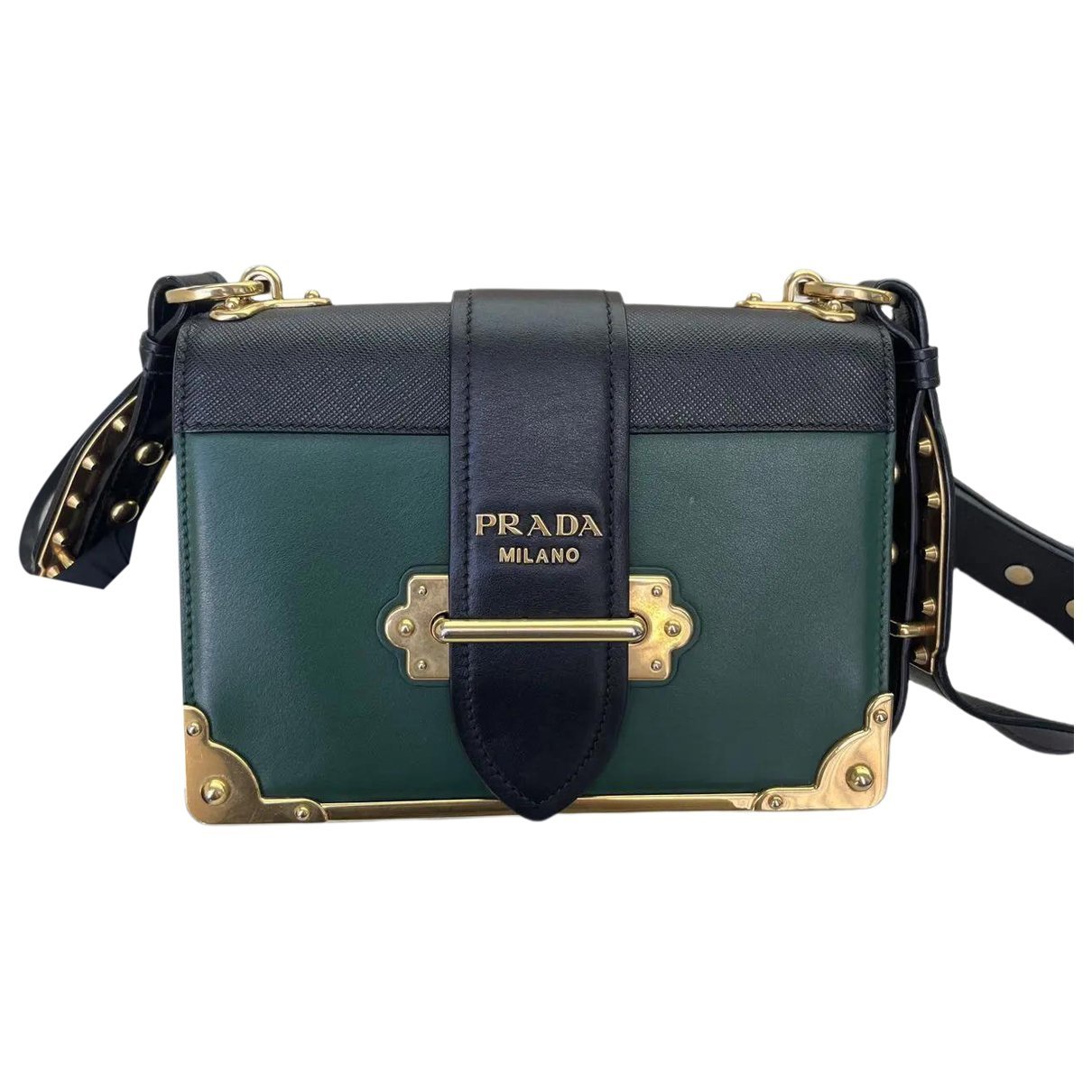 Cahier leather crossbody bag