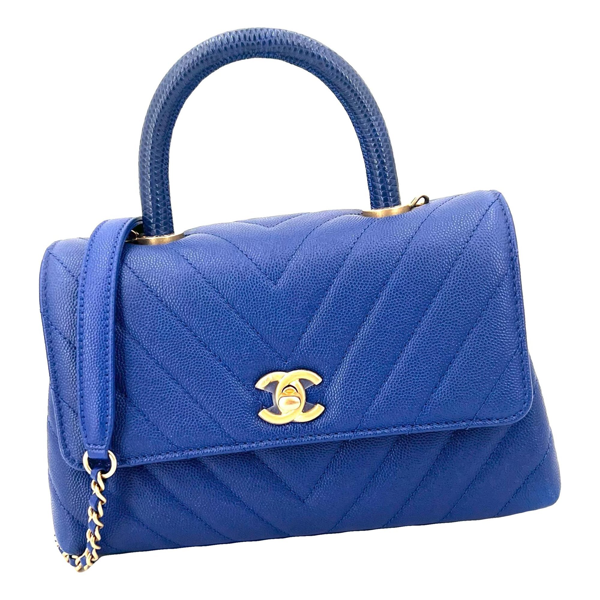 Coco Handle leather handbag