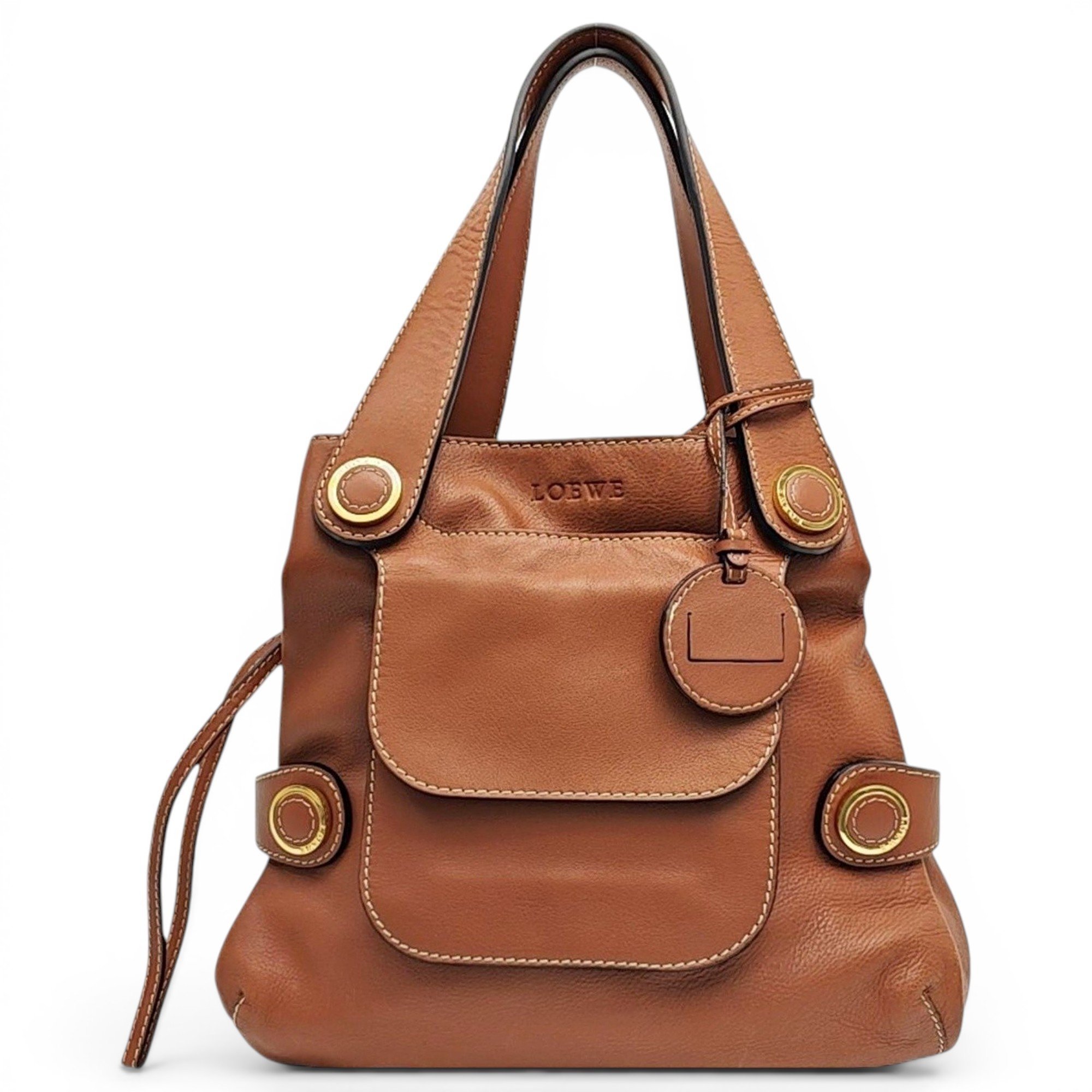 Leather handbag