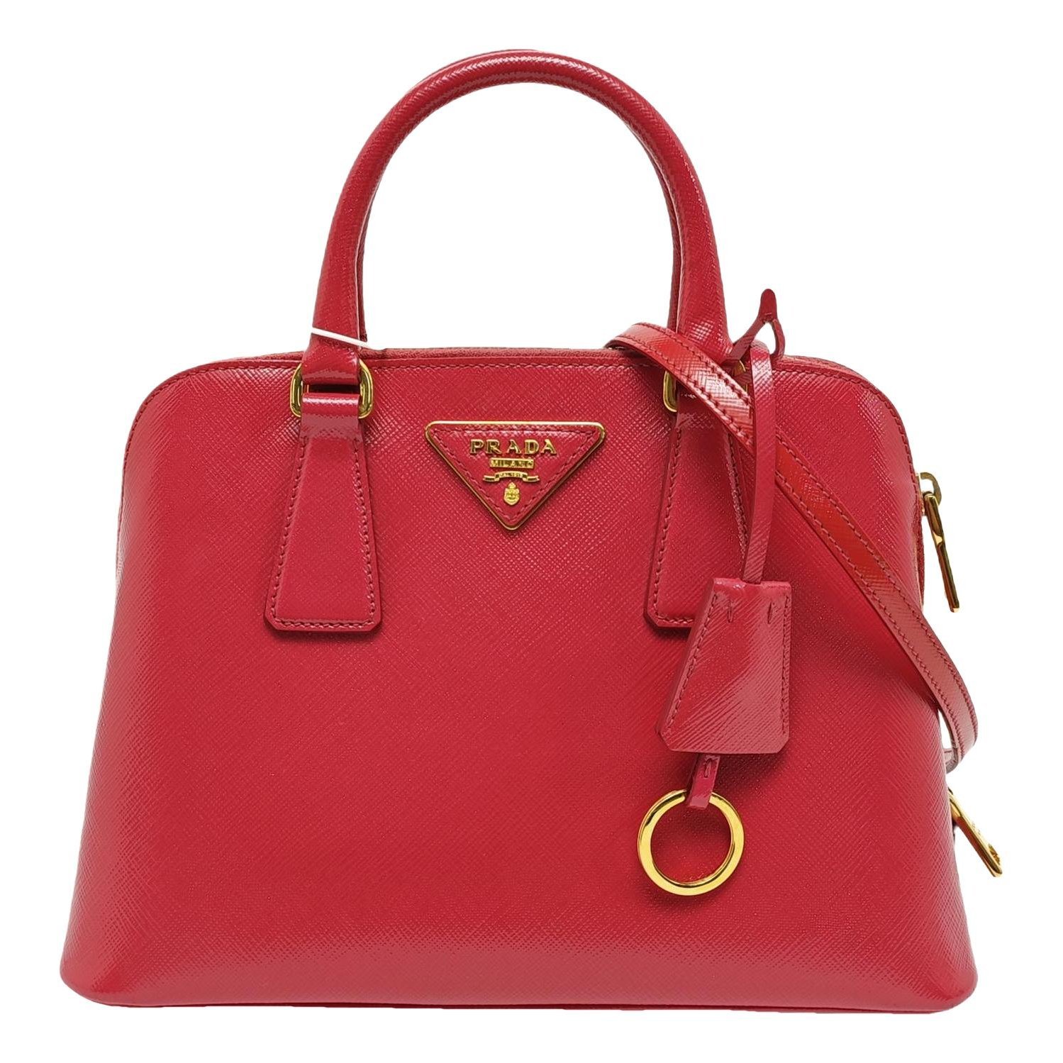 Promenade leather handbag