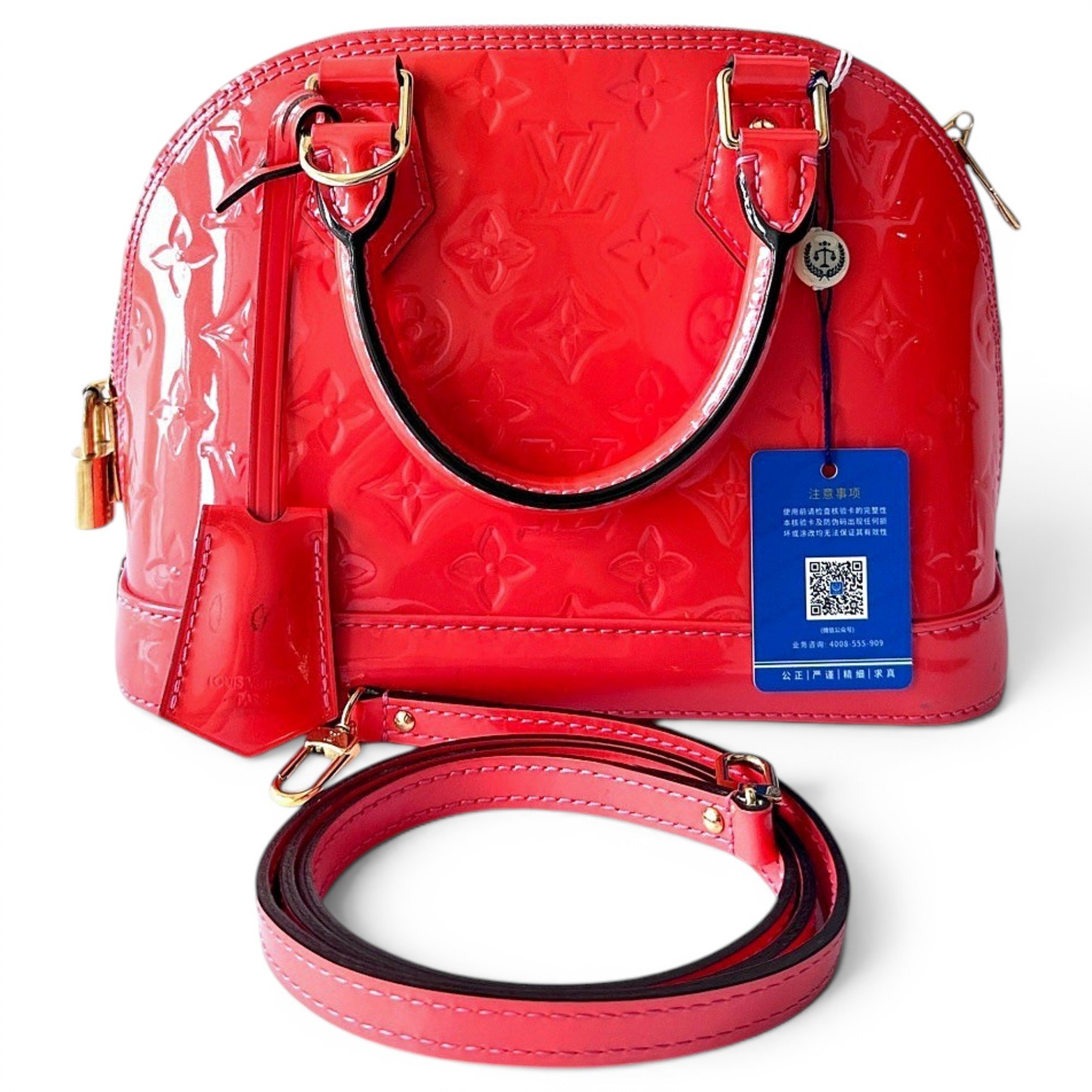 Alma leather handbag
