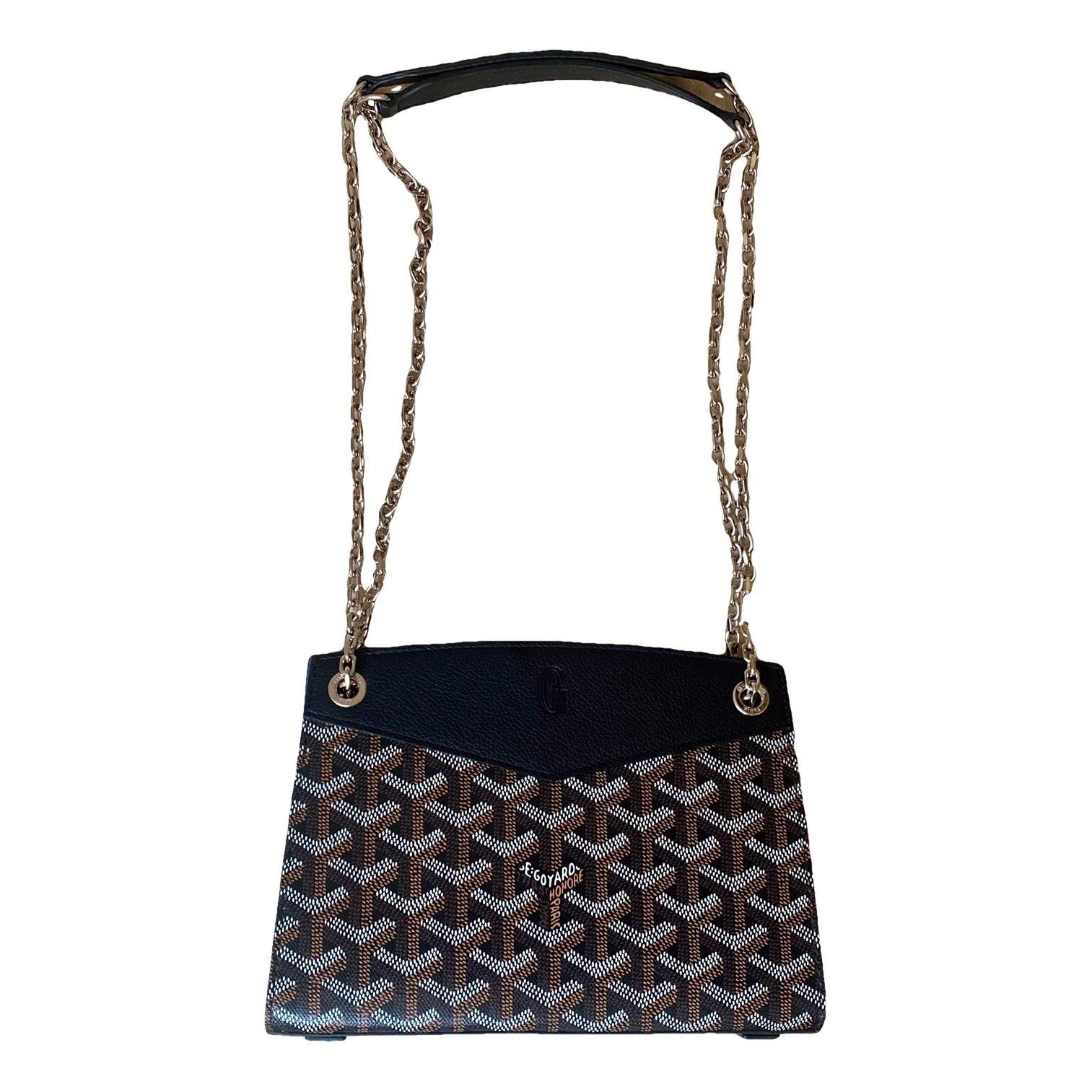 Rouette leather handbag