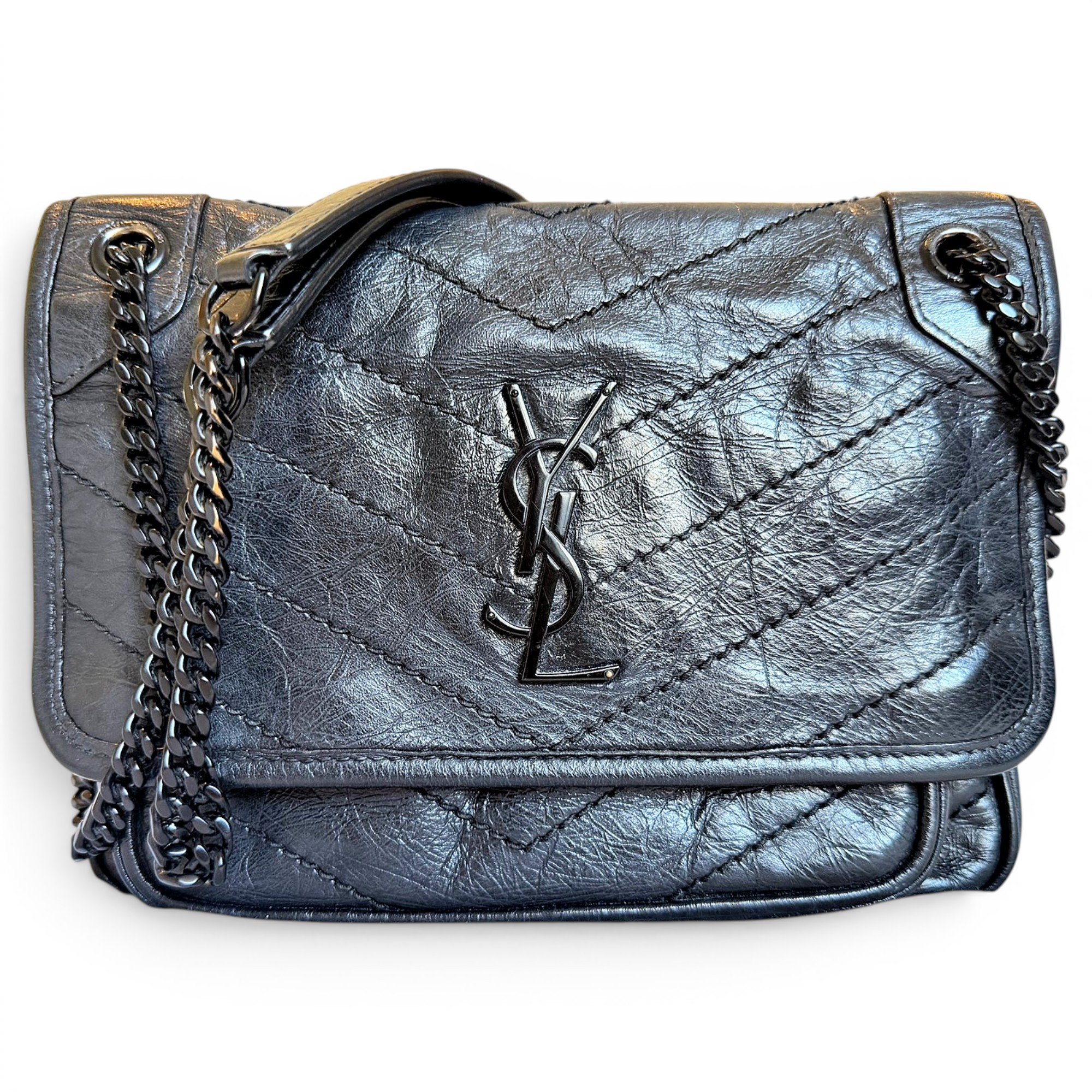 Niki leather crossbody bag