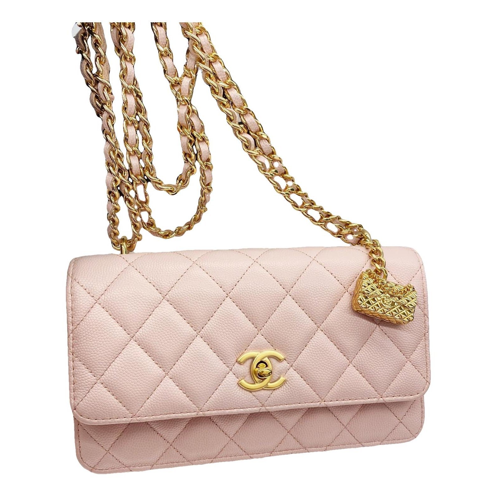 Wallet On Chain Gabrielle leather crossbody bag