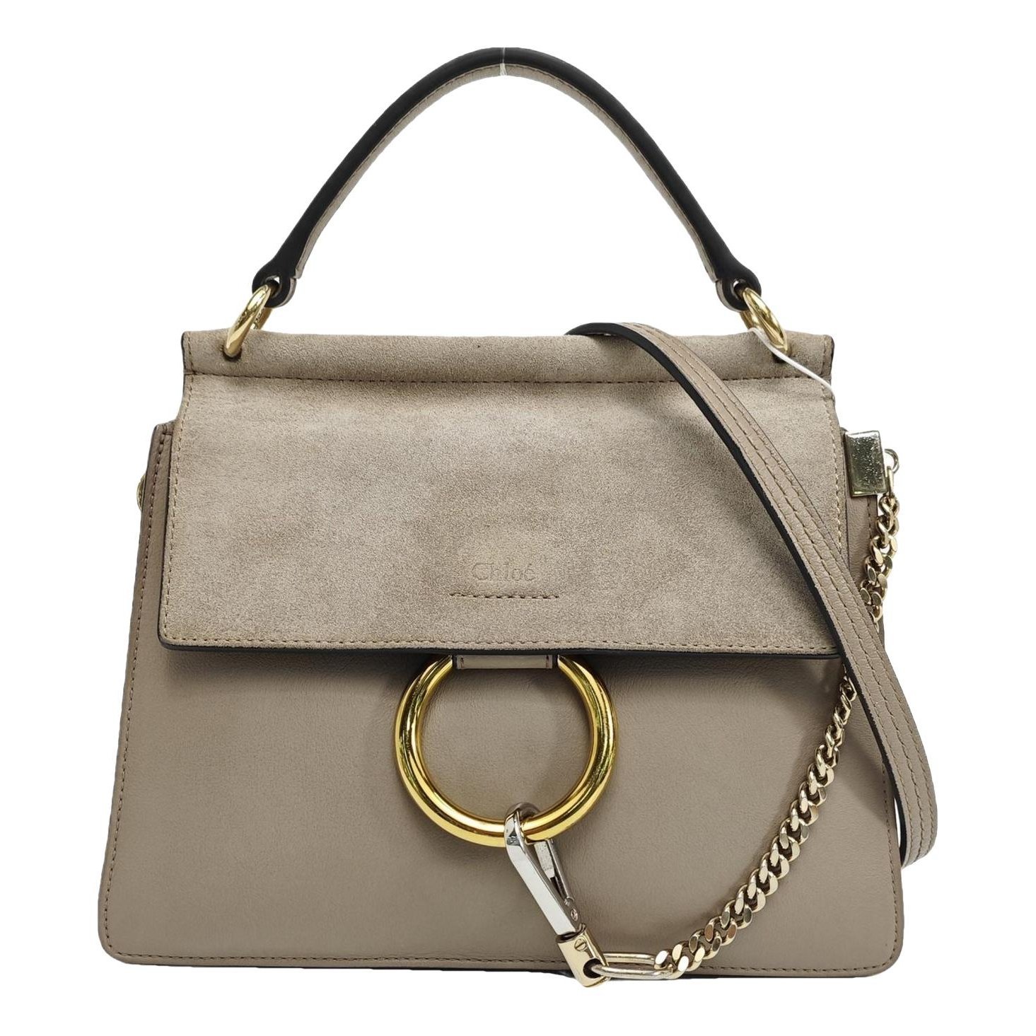 Faye leather handbag