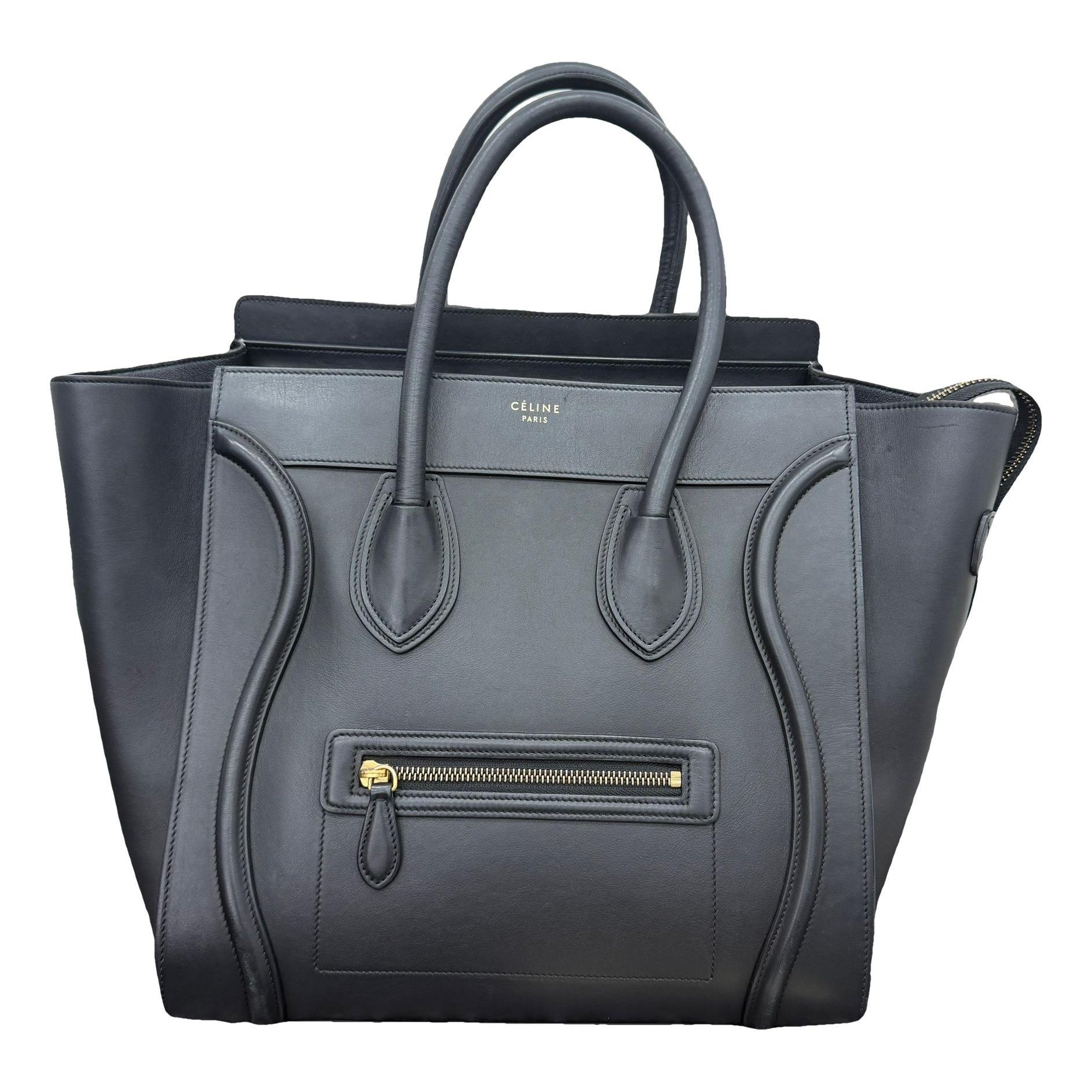 Luggage leather handbag