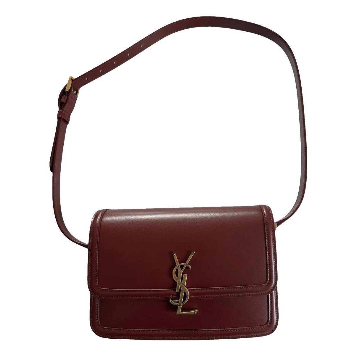 Solférino leather handbag