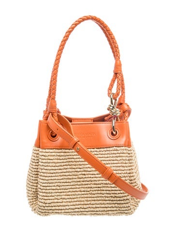 Bottega Veneta Raffia Parachute Raffia Bag Small 2025 w/ Tags