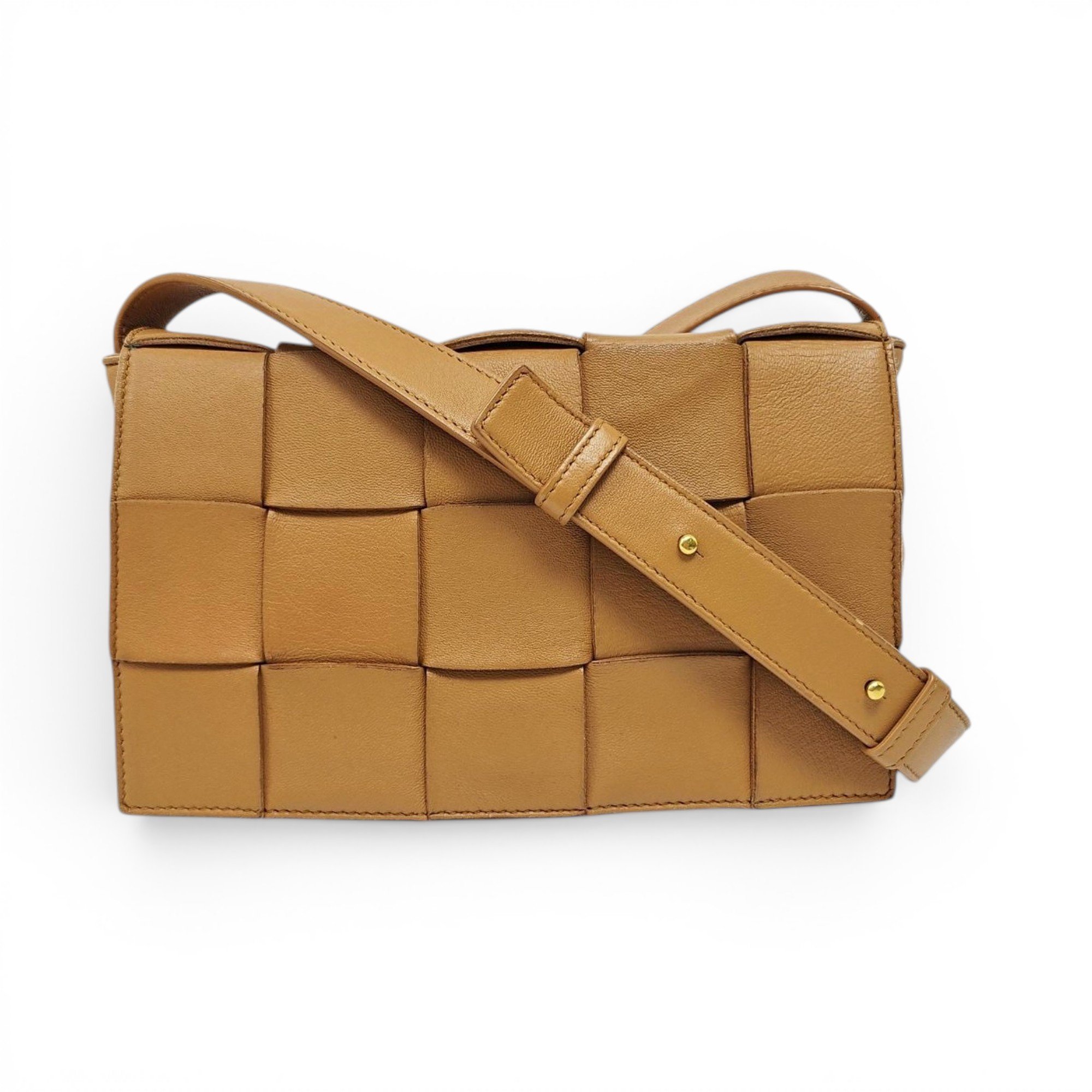 Cassette leather handbag