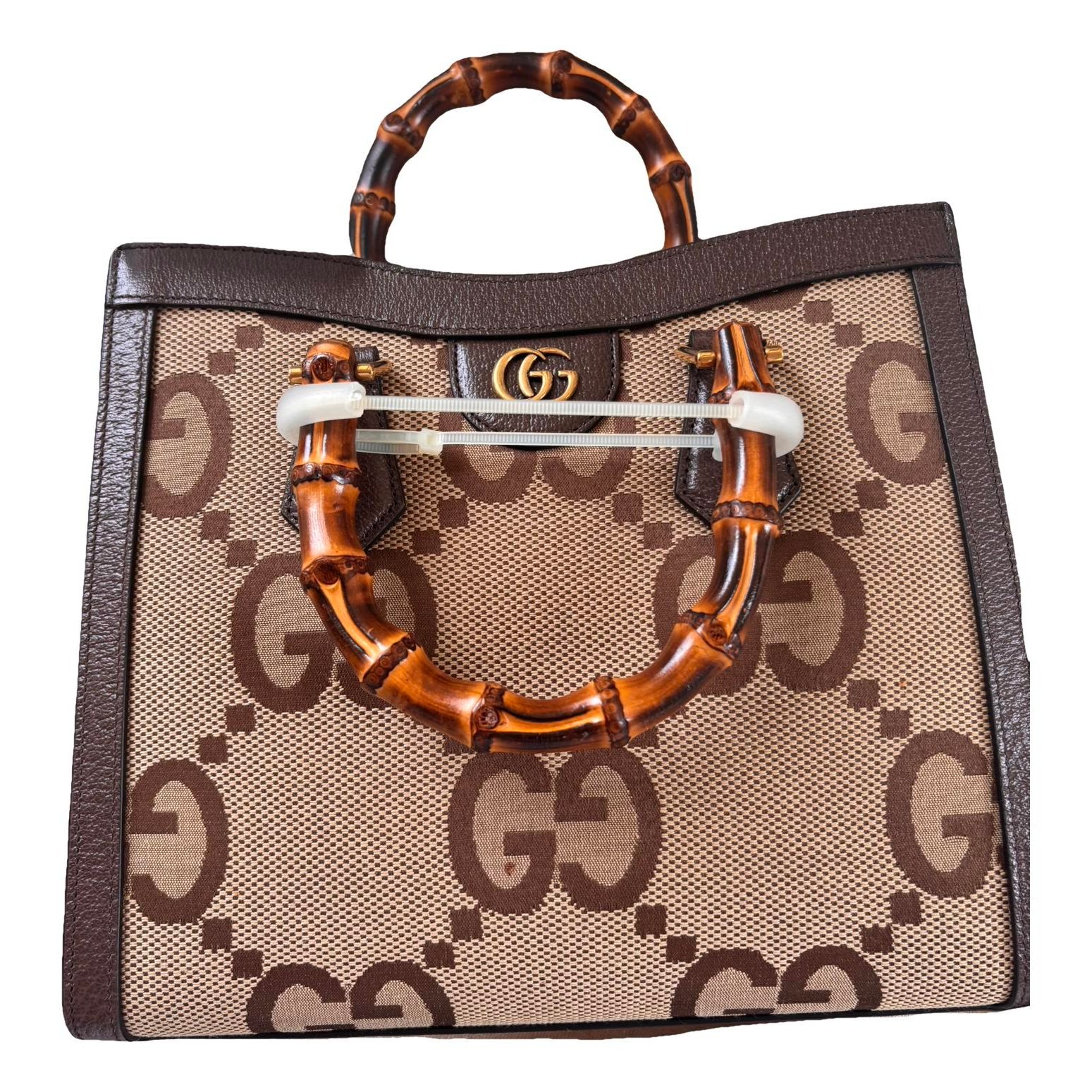 Diana Bamboo leather tote