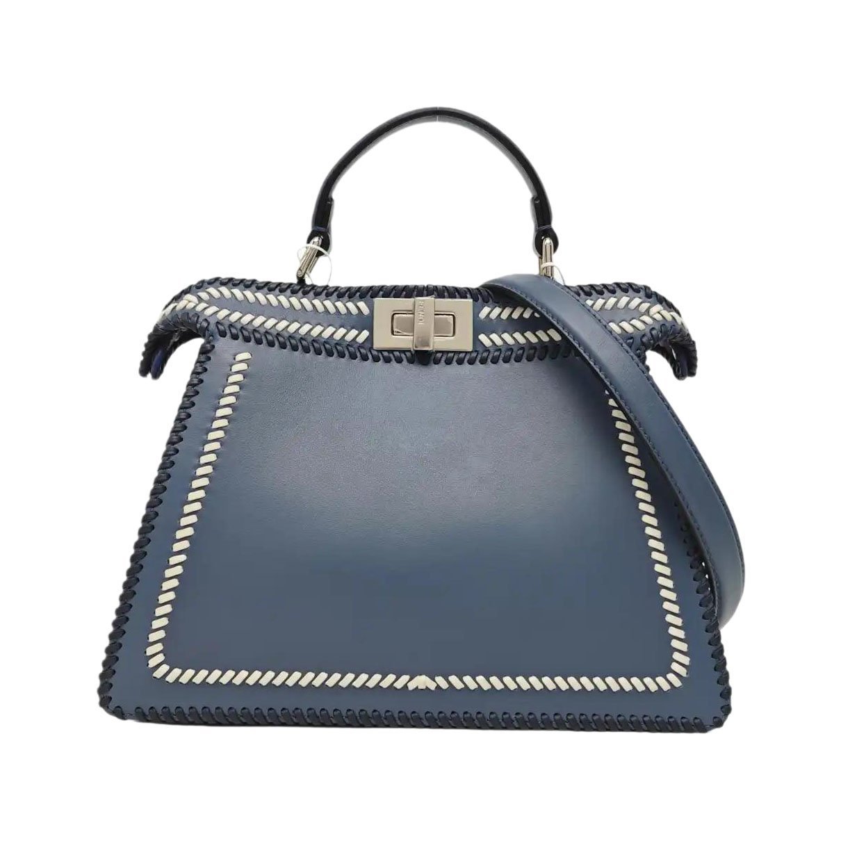 Peekaboo leather handbag