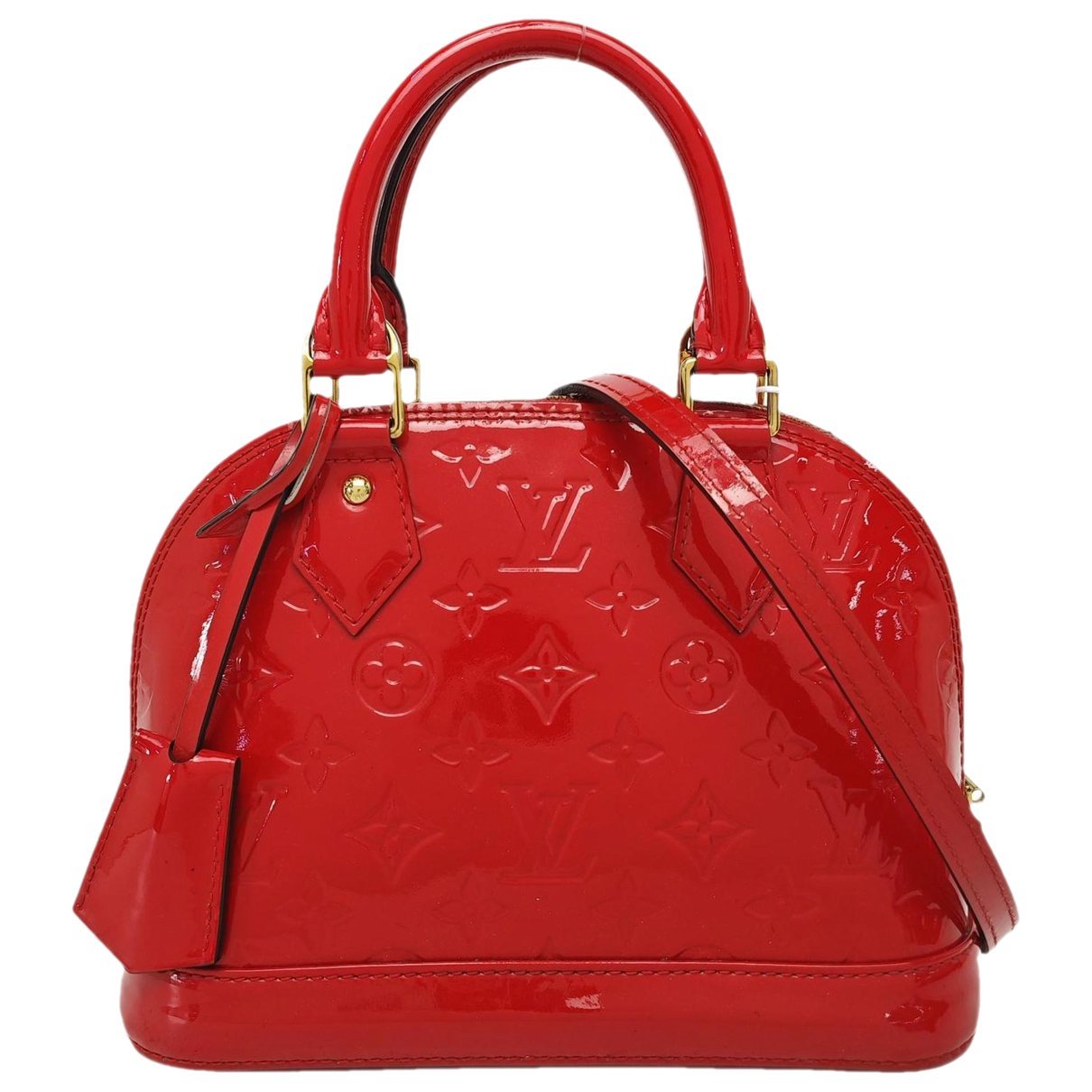 Alma BB patent leather handbag