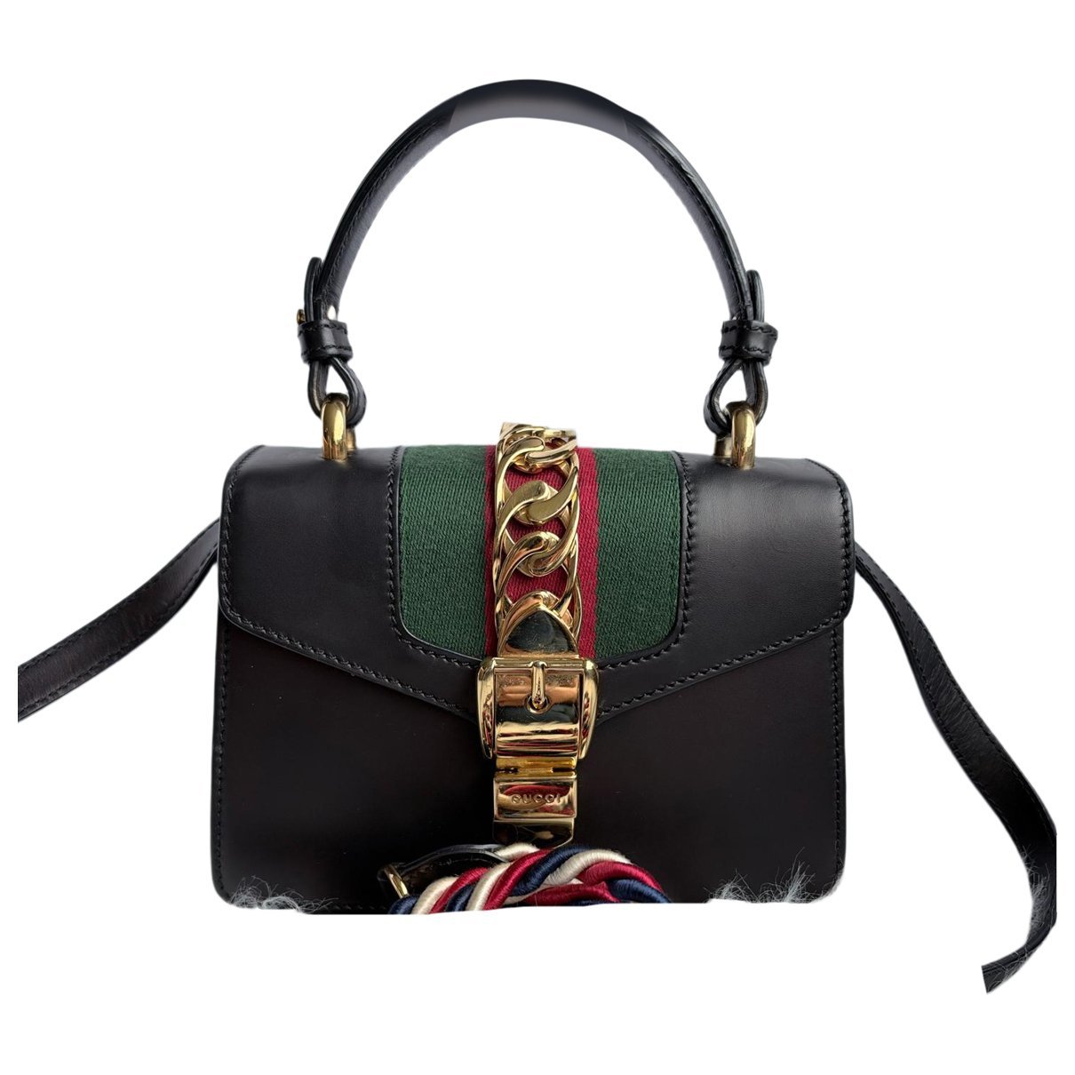 Sylvie Top Handle leather handbag