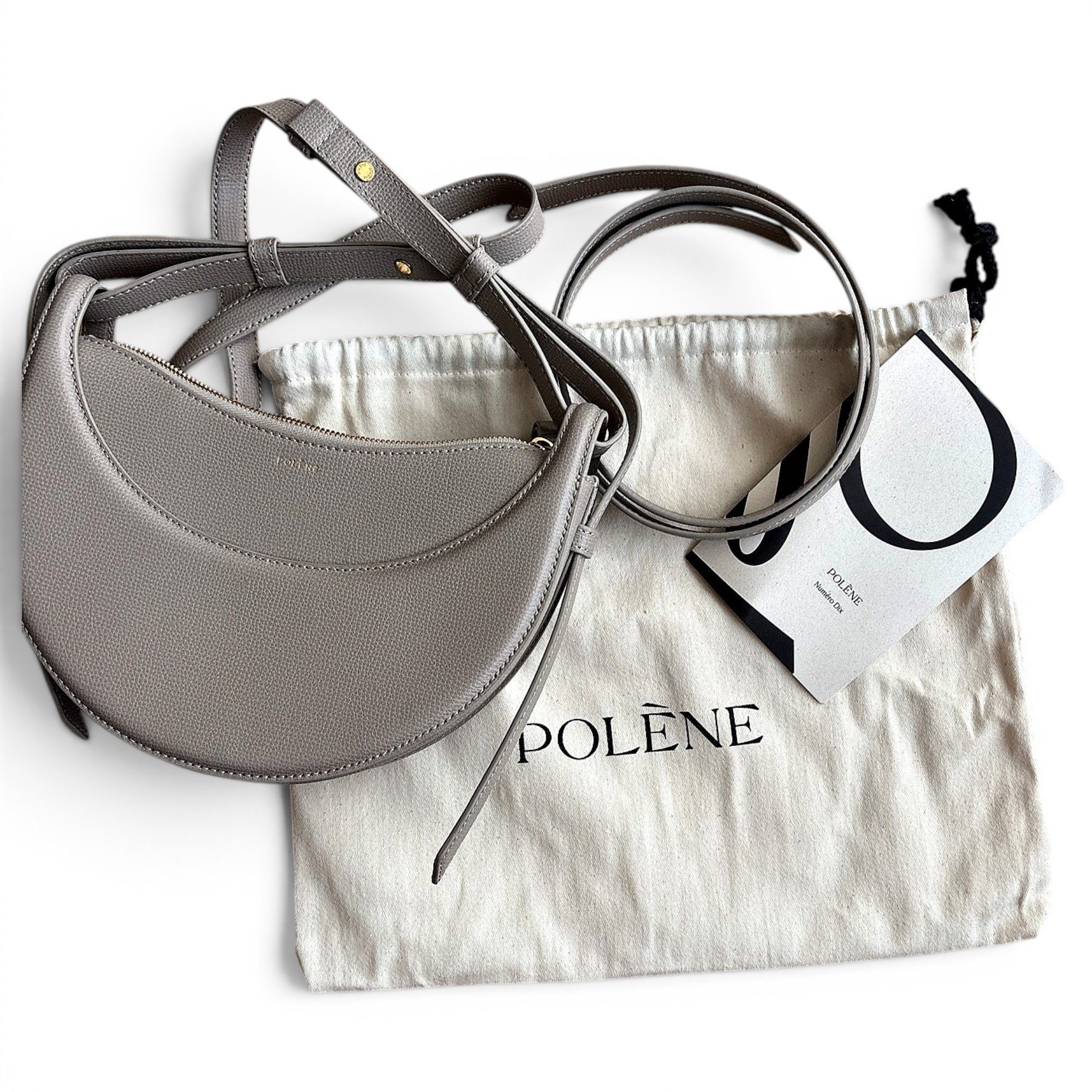 Numéro Dix leather crossbody bag