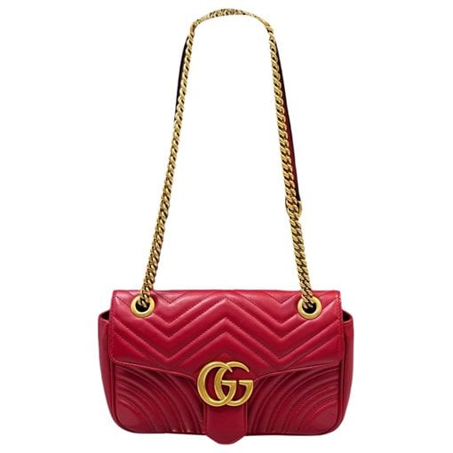 GG Marmont Flap leather crossbody bag