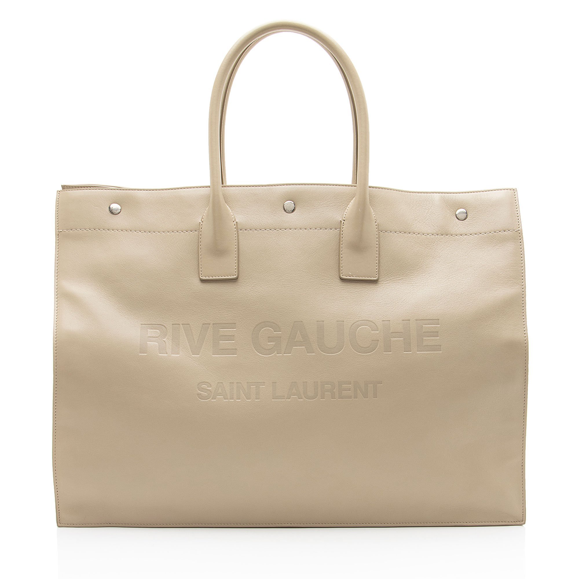 Rive Gauche leather tote