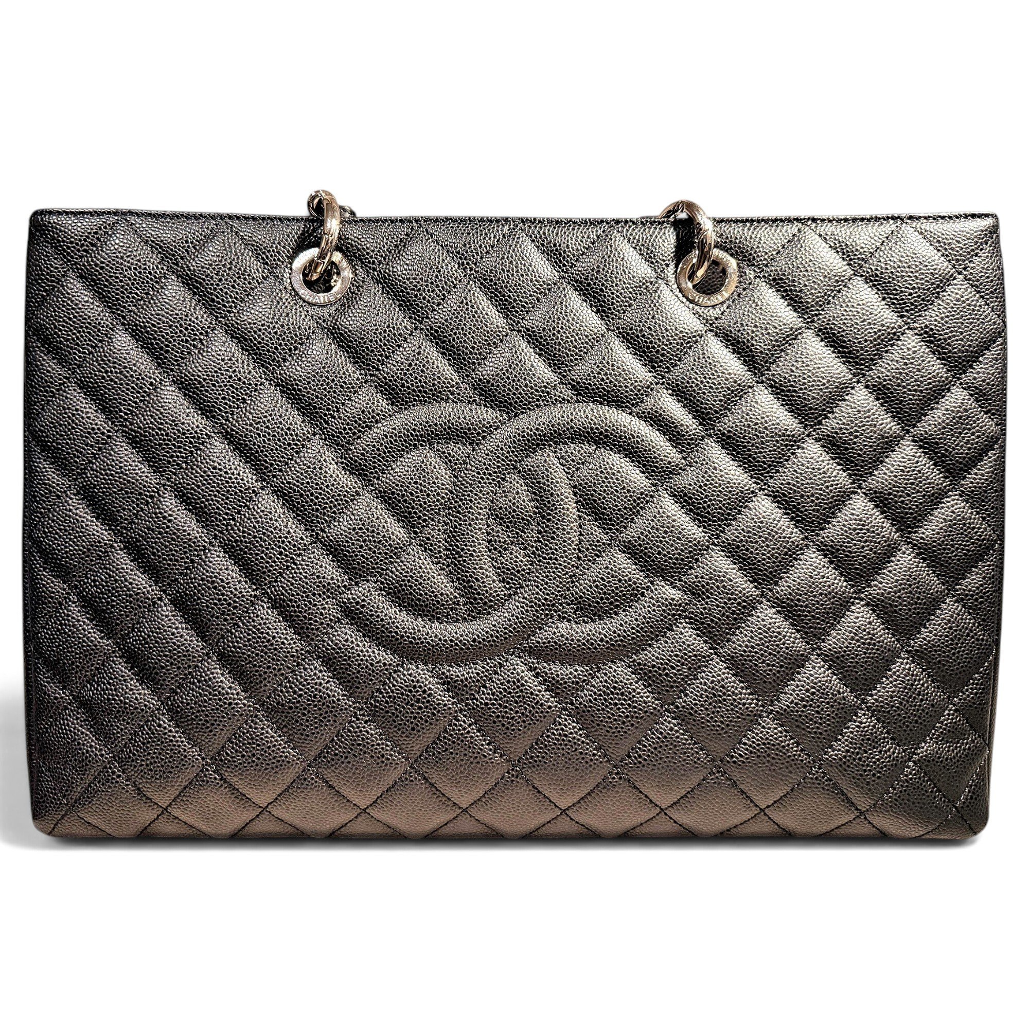 Grand shopping leather tote