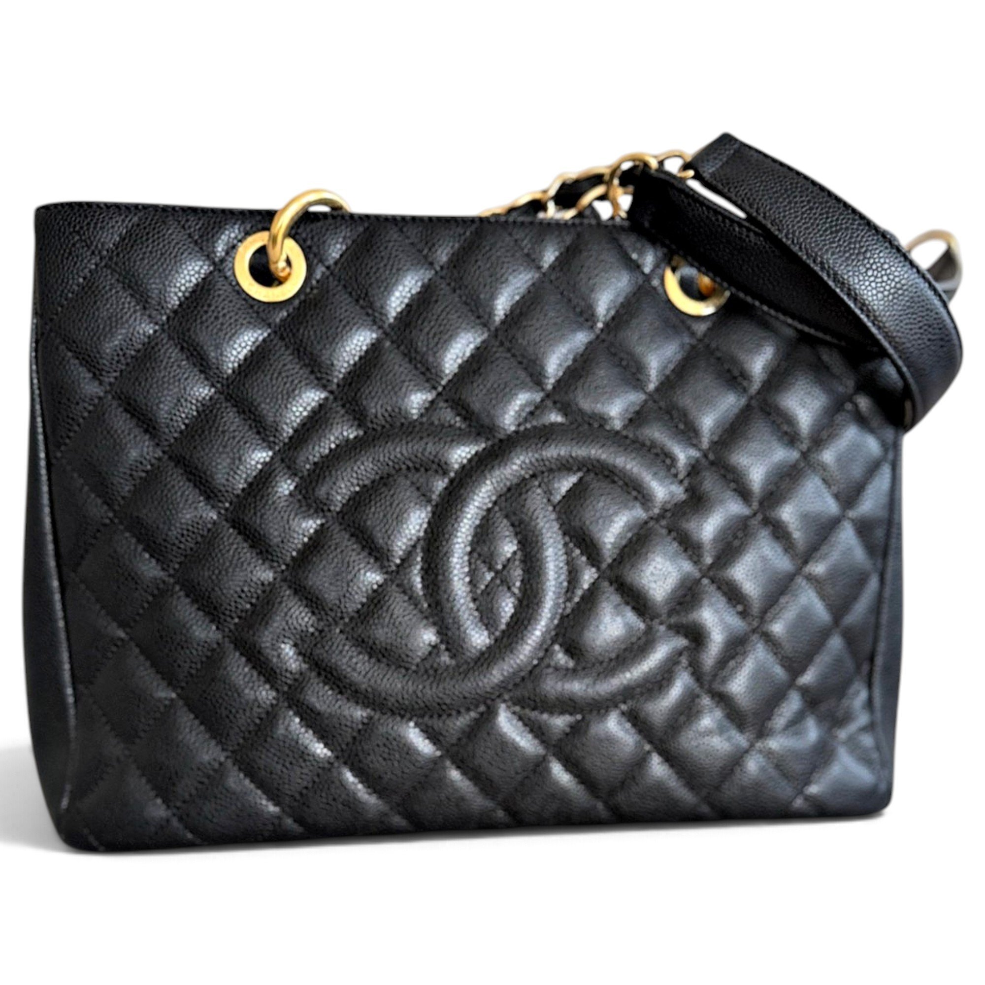 Grand shopping leather tote