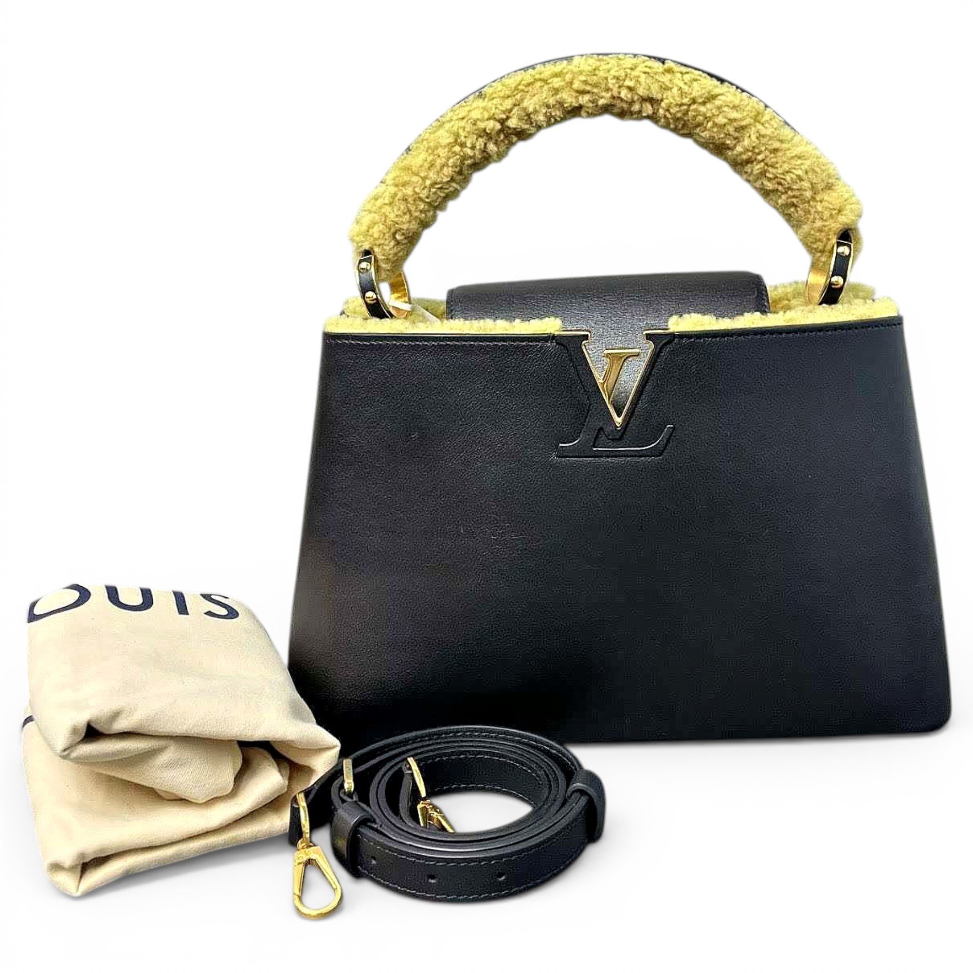 Capucines leather handbag